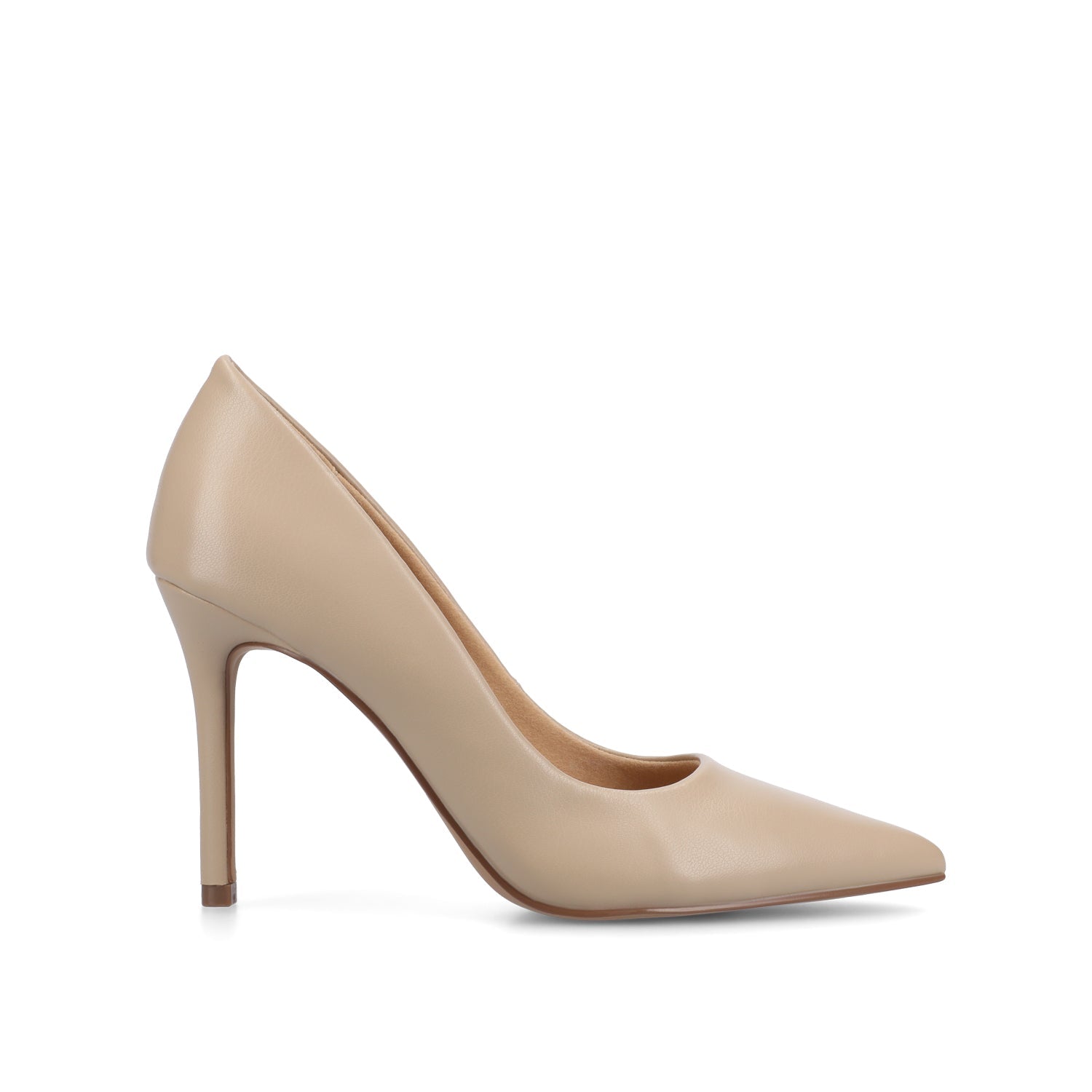 VENUS STILETTO DRESS PUMPS - Taupe PU