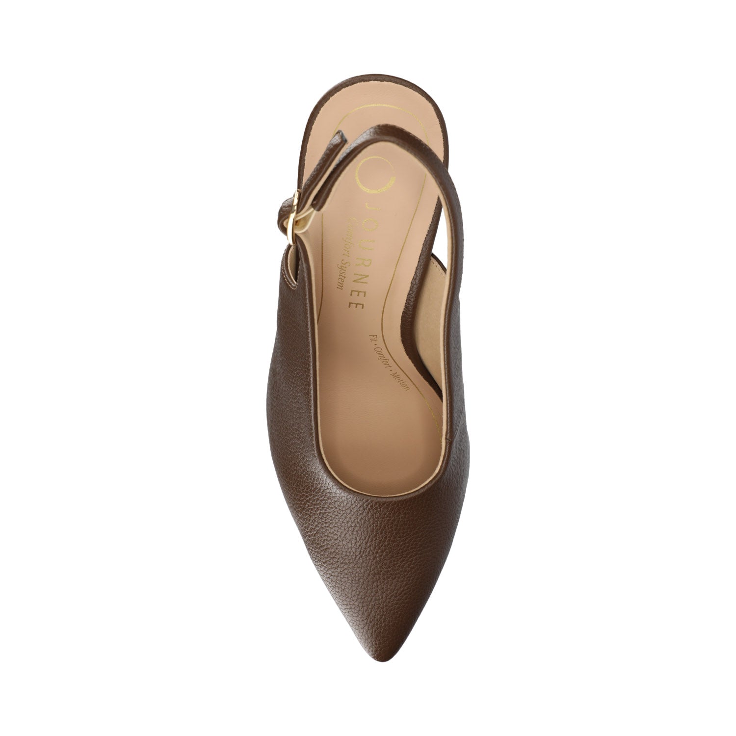 VERENA SLING BACK PUMPS - Chocolate