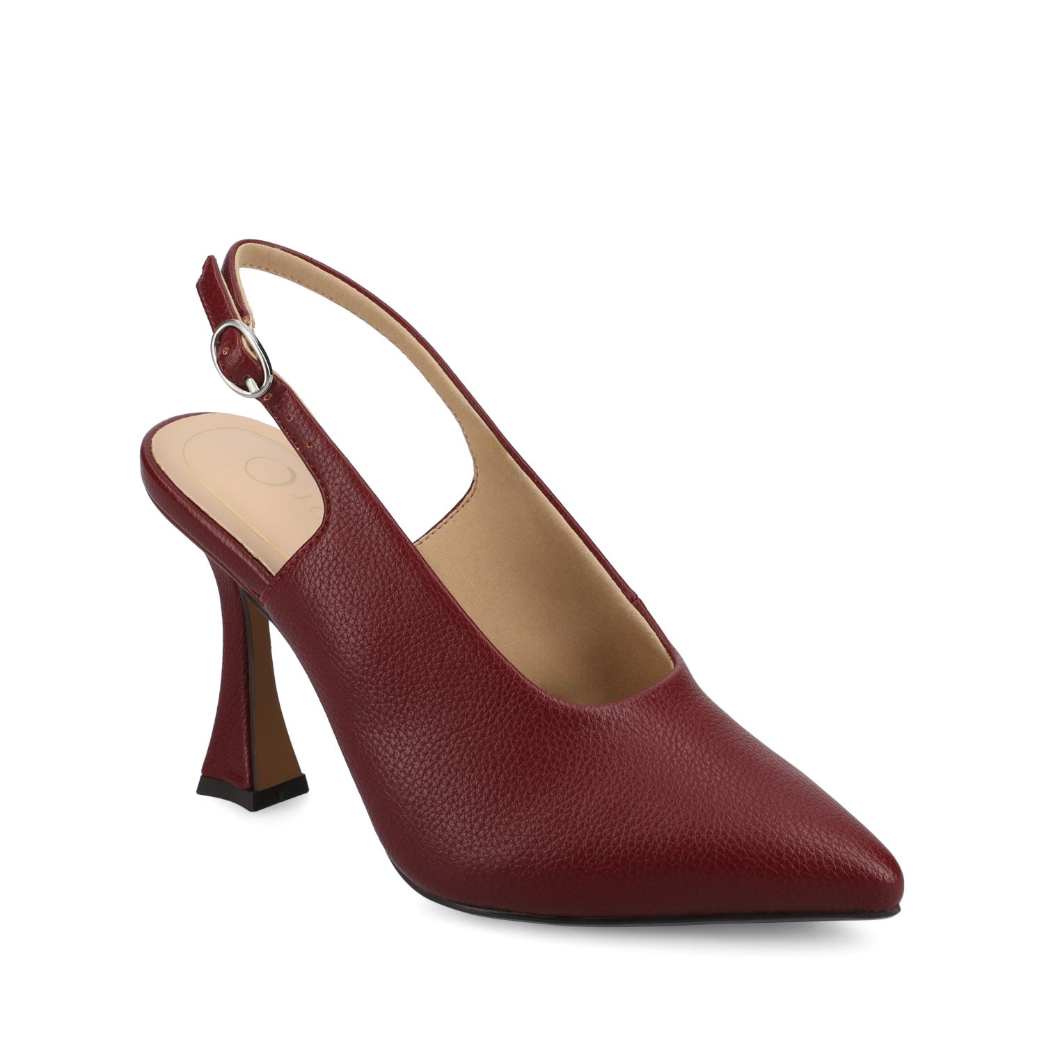VERENA SLING BACK PUMPS - Oxblood