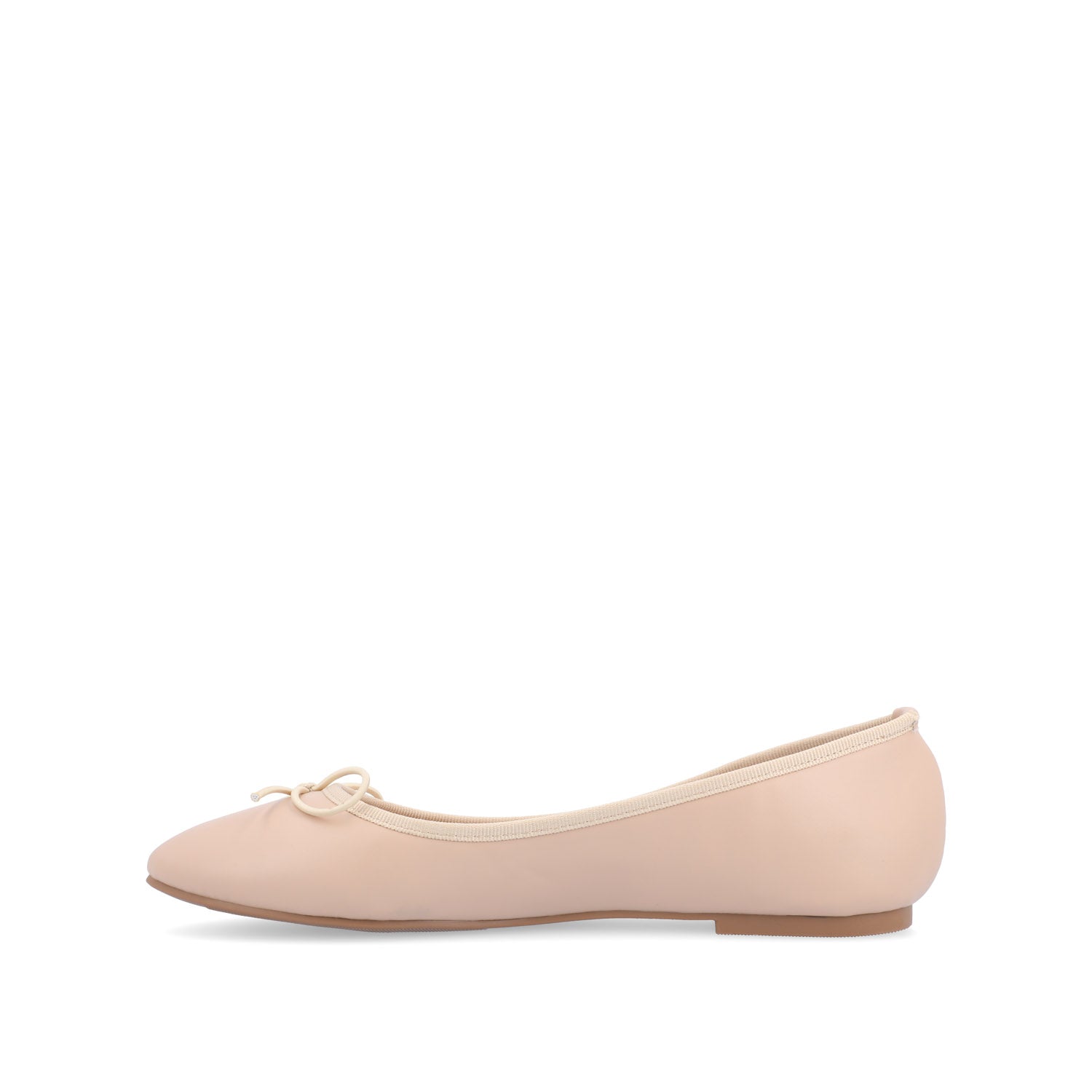 VIKA VEGAN LEATHER BALLET FLATS IN WIDE
