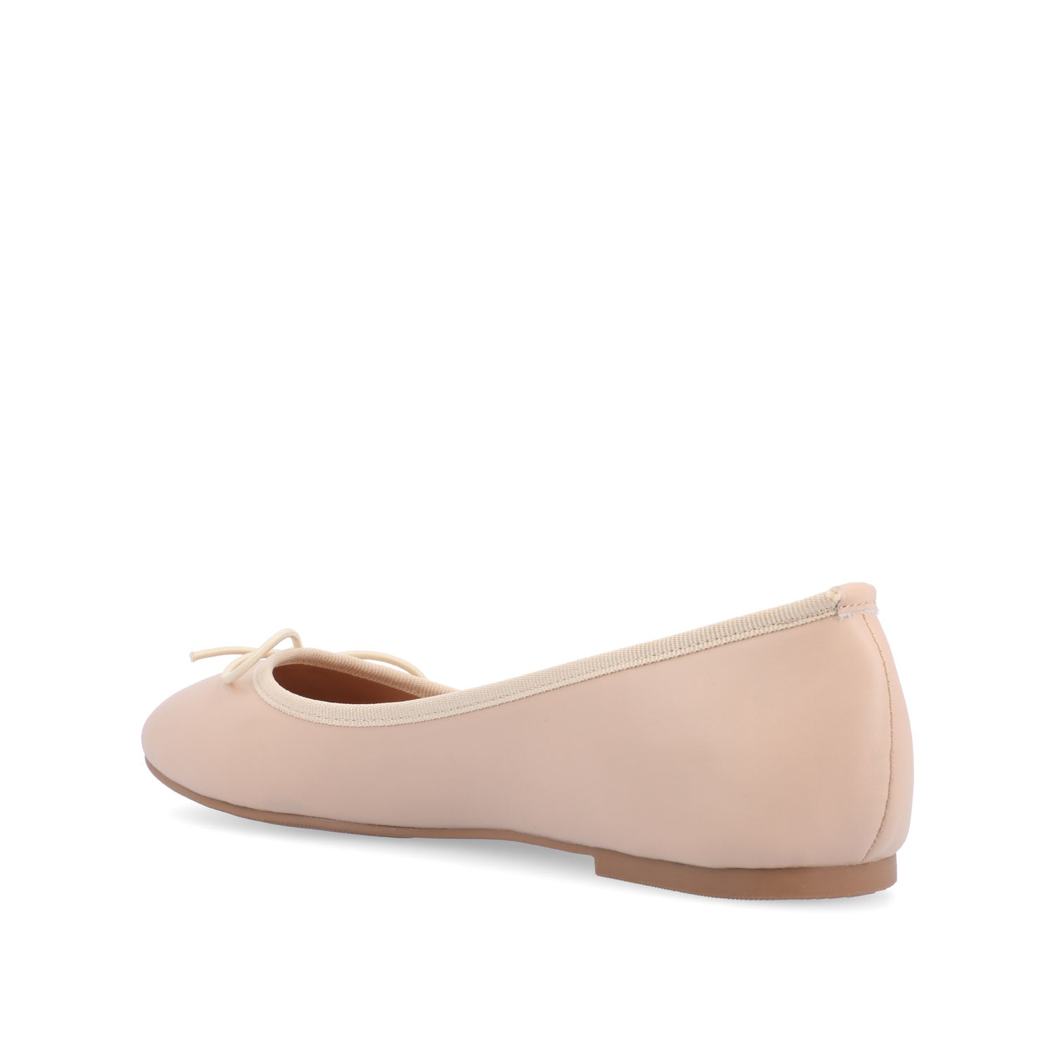 VIKA VEGAN LEATHER BALLET FLATS IN WIDE
