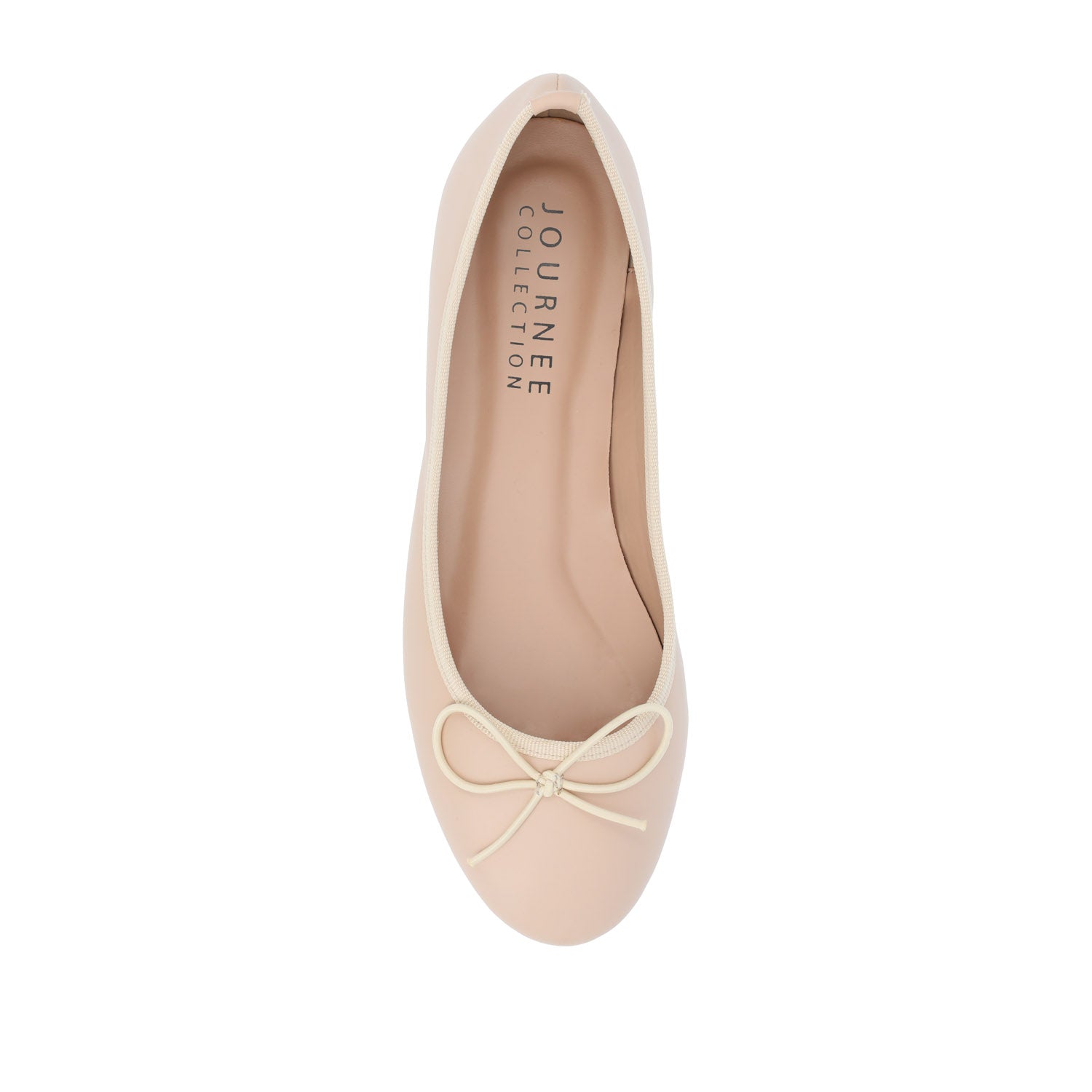 VIKA VEGAN LEATHER BALLET FLATS IN WIDE