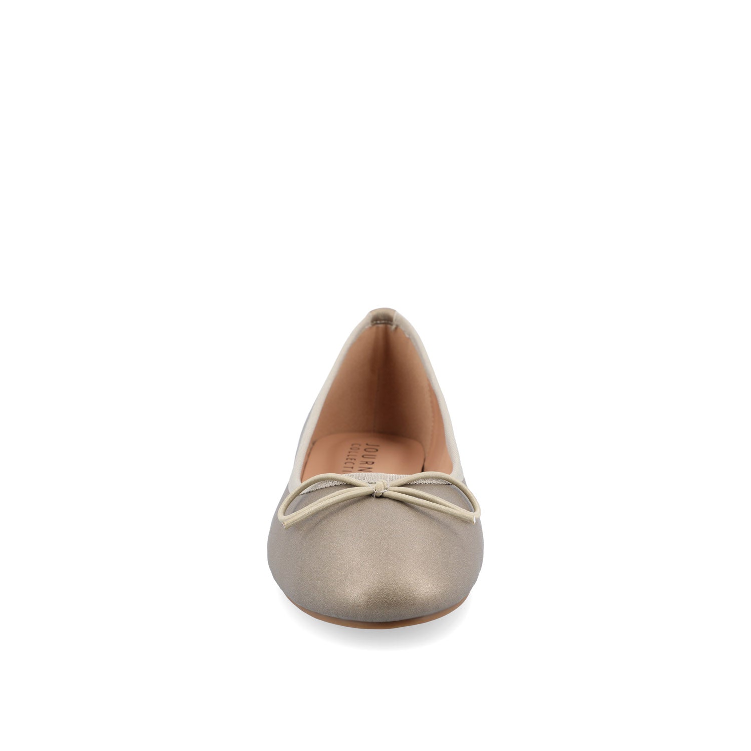 VIKA VEGAN LEATHER BALLET FLATS IN WIDE