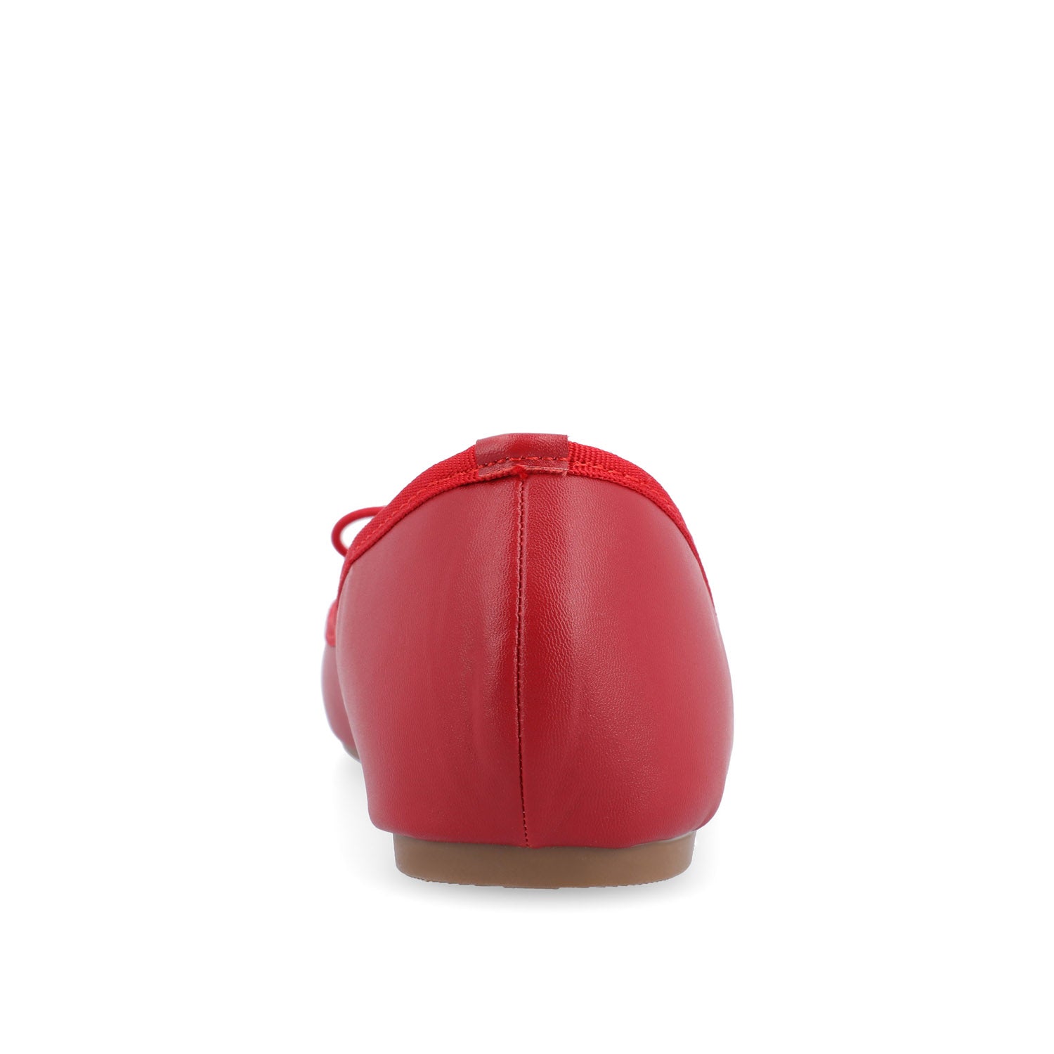 VIKA BALLET FLATS IN VEGAN LEATHER - Red