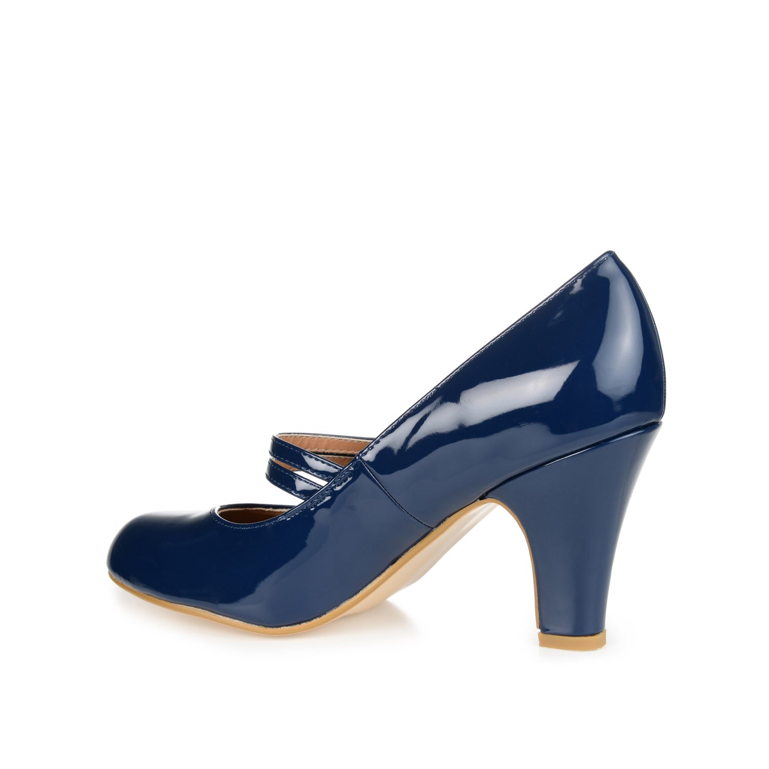 WENDY MARY JANE PUMP HEELS IN STATEMENT - Navy Nubuck