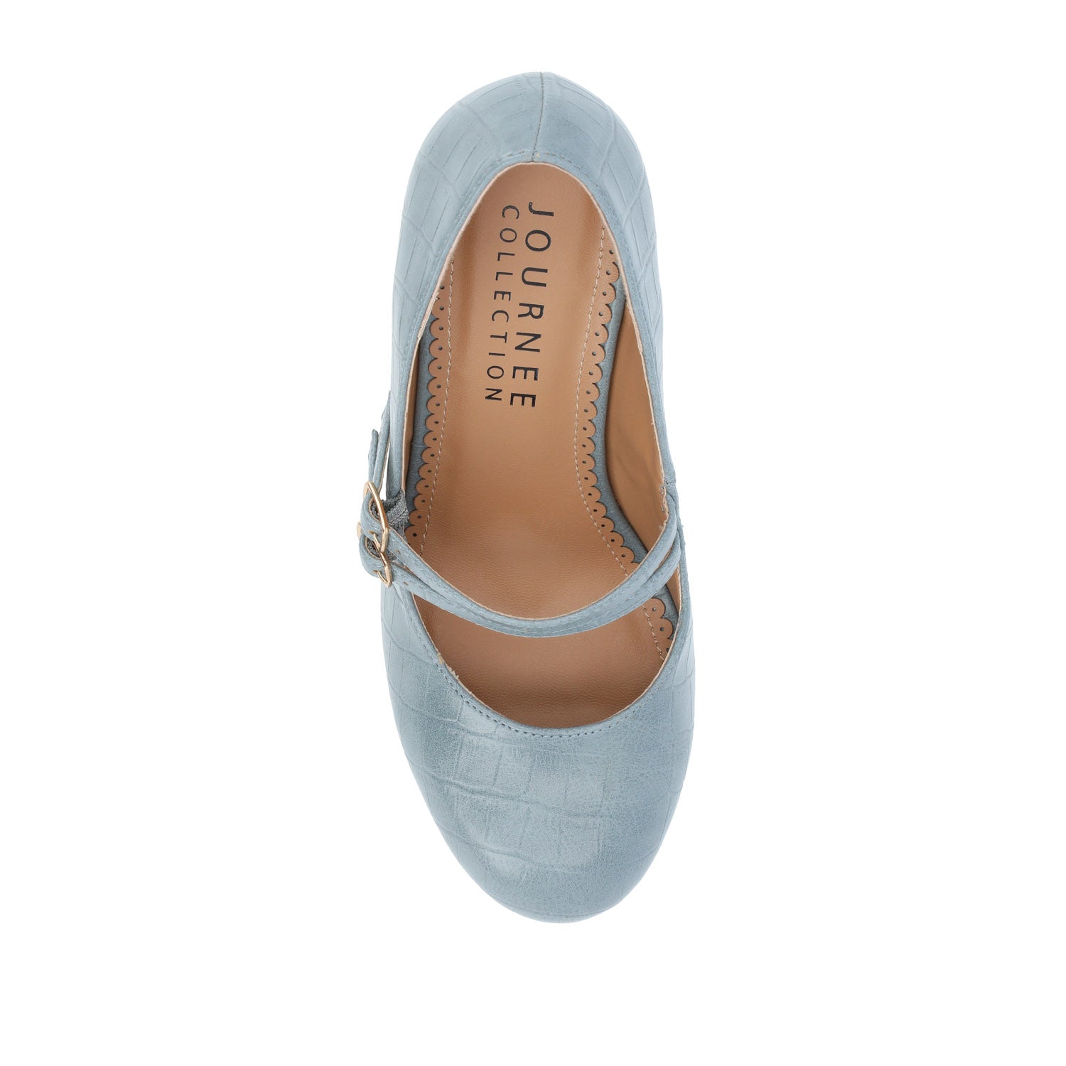 WINDY CROCO MARY JANE PUMP HEELS IN WIDE