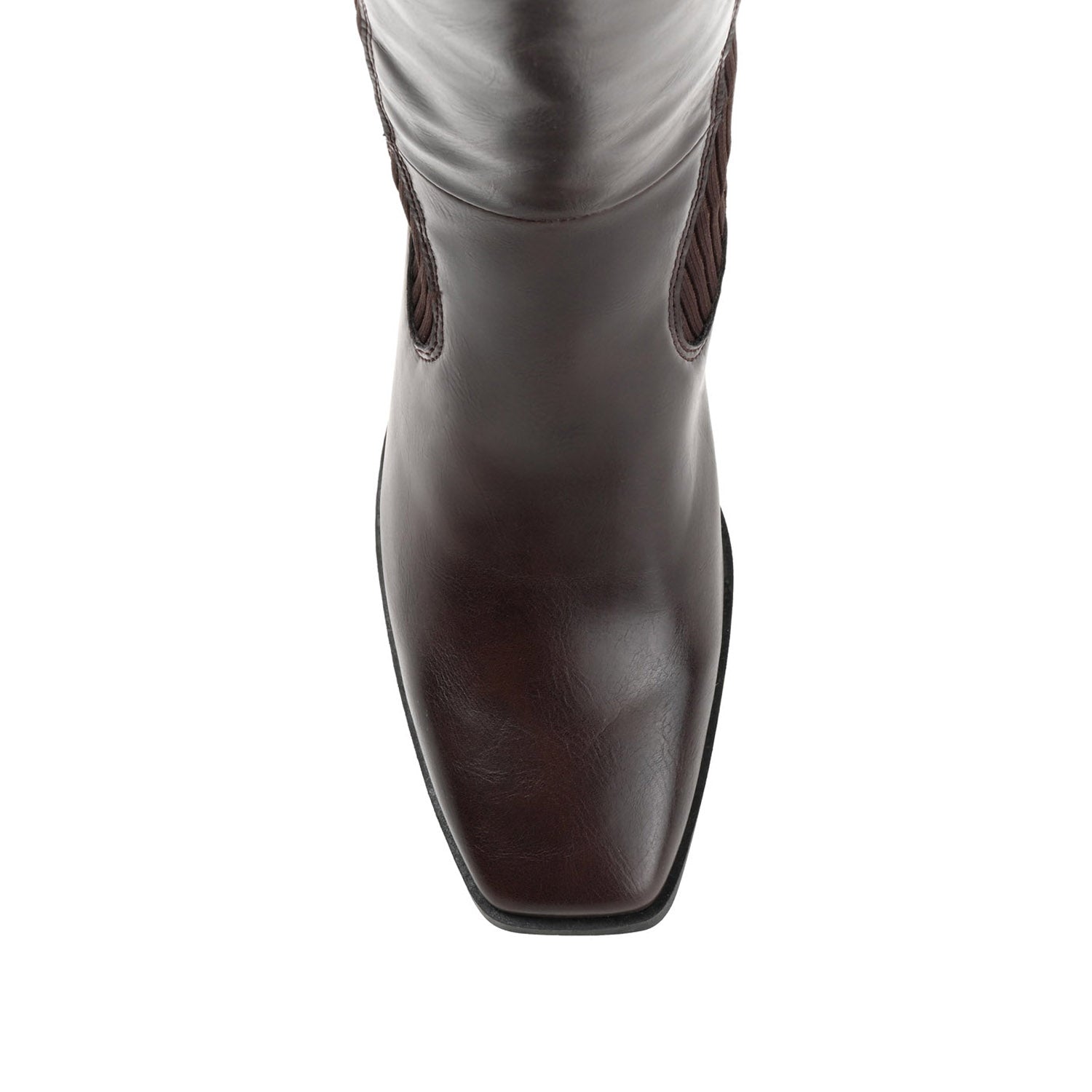 WINNY KNEE HIGH BOOTS IN VEGAN LEATHER