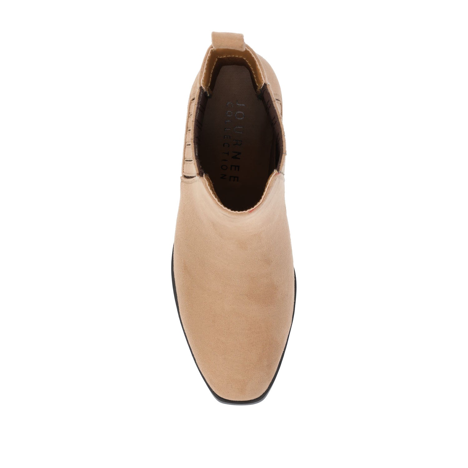 WRENLEY CHELSEA BOOTIES IN FAUX SUEDE - Tan