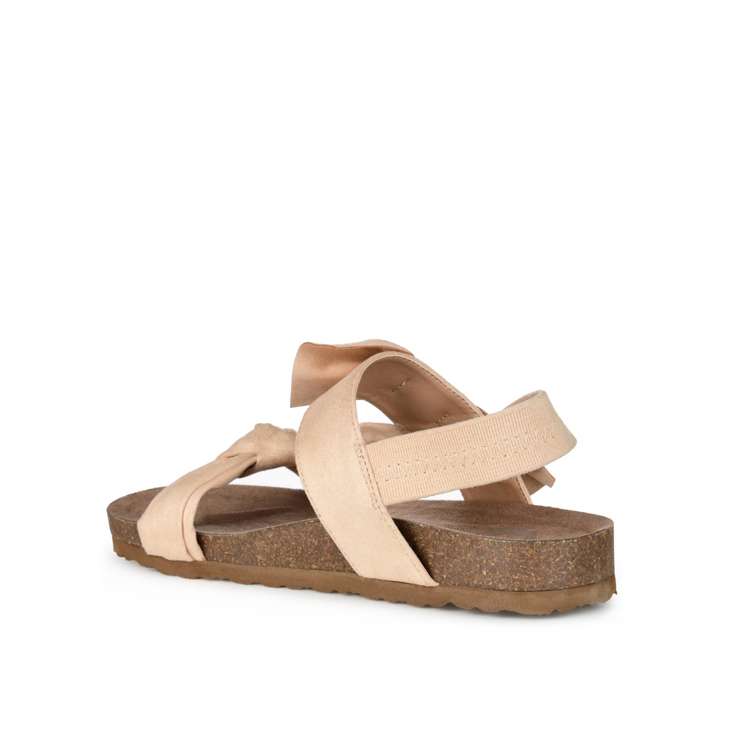 XANNDRA CHUNKY SANDALS IN FAUX SUEDE