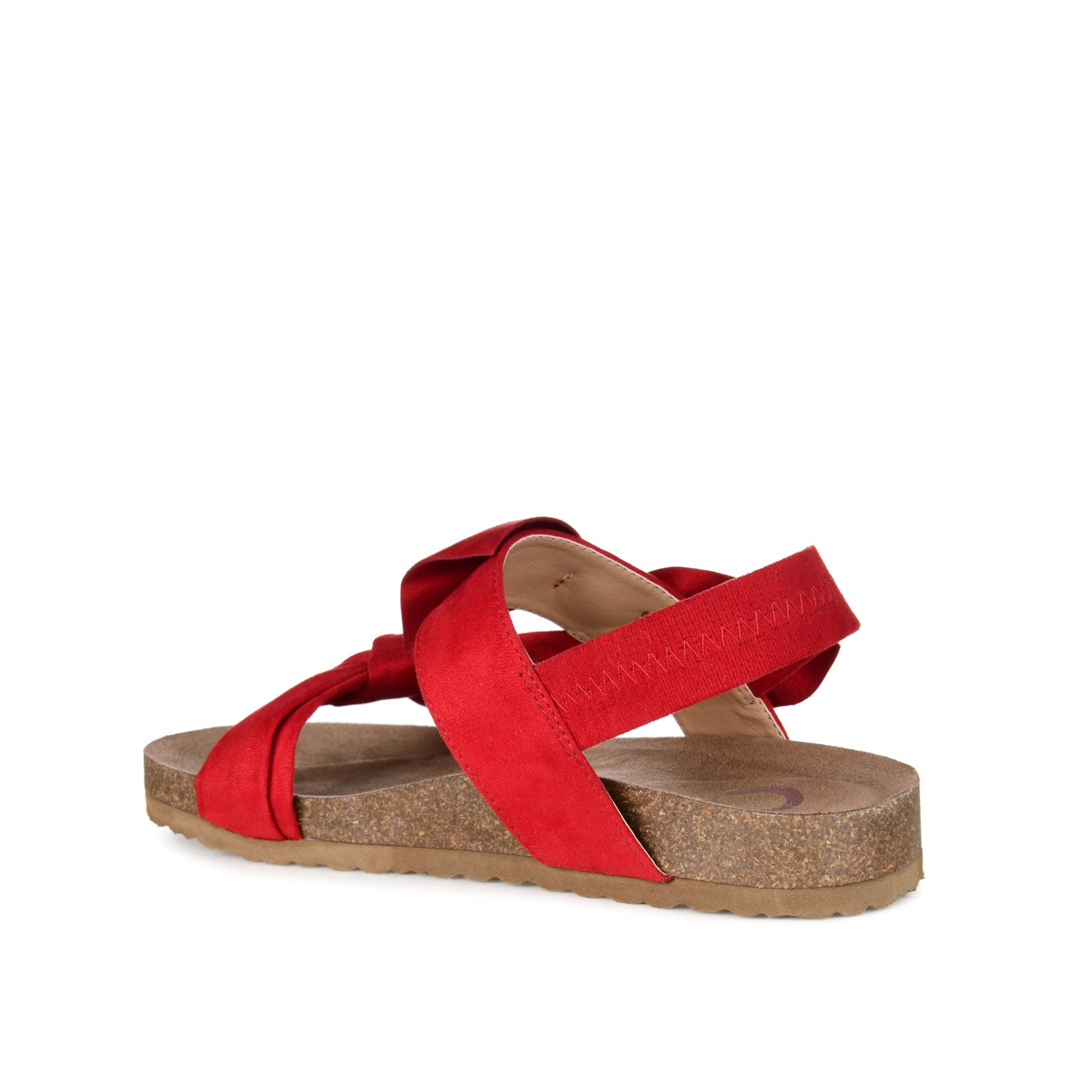 XANNDRA CHUNKY SANDALS IN FAUX SUEDE