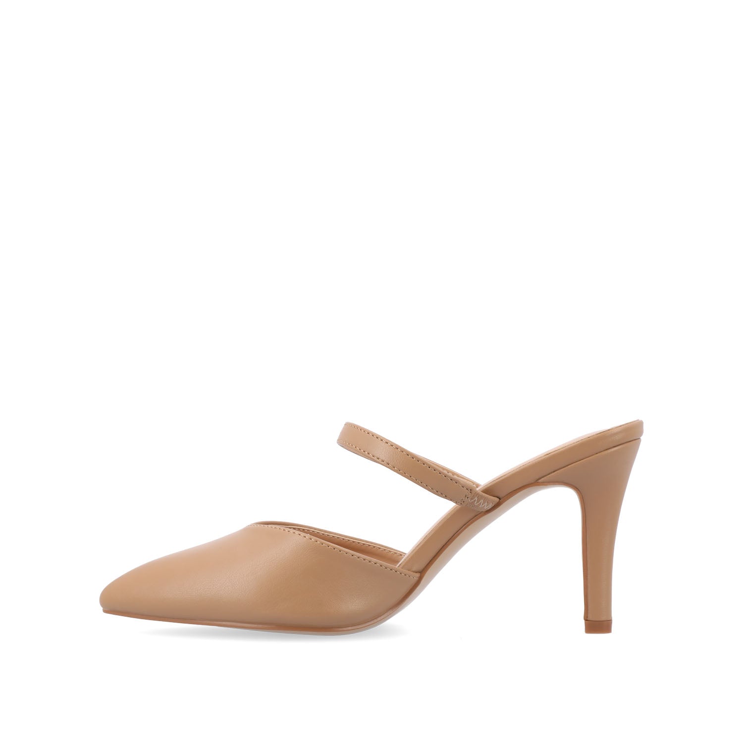 YVON WARM SHADE STILETTO PUMP HEELS IN NARROW - Caramel