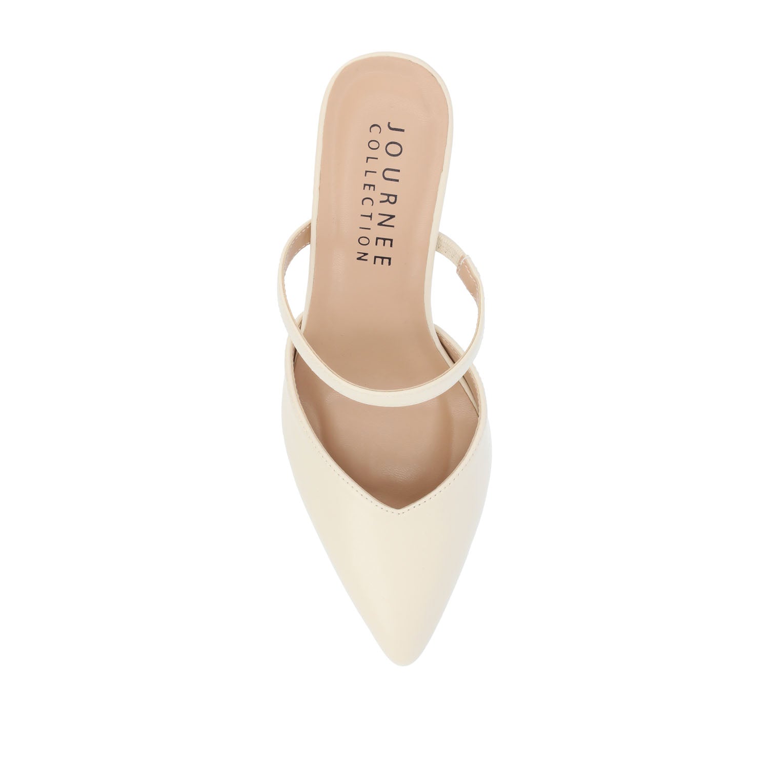 YVON WARM SHADE STILETTO PUMP HEELS IN NARROW - Cream