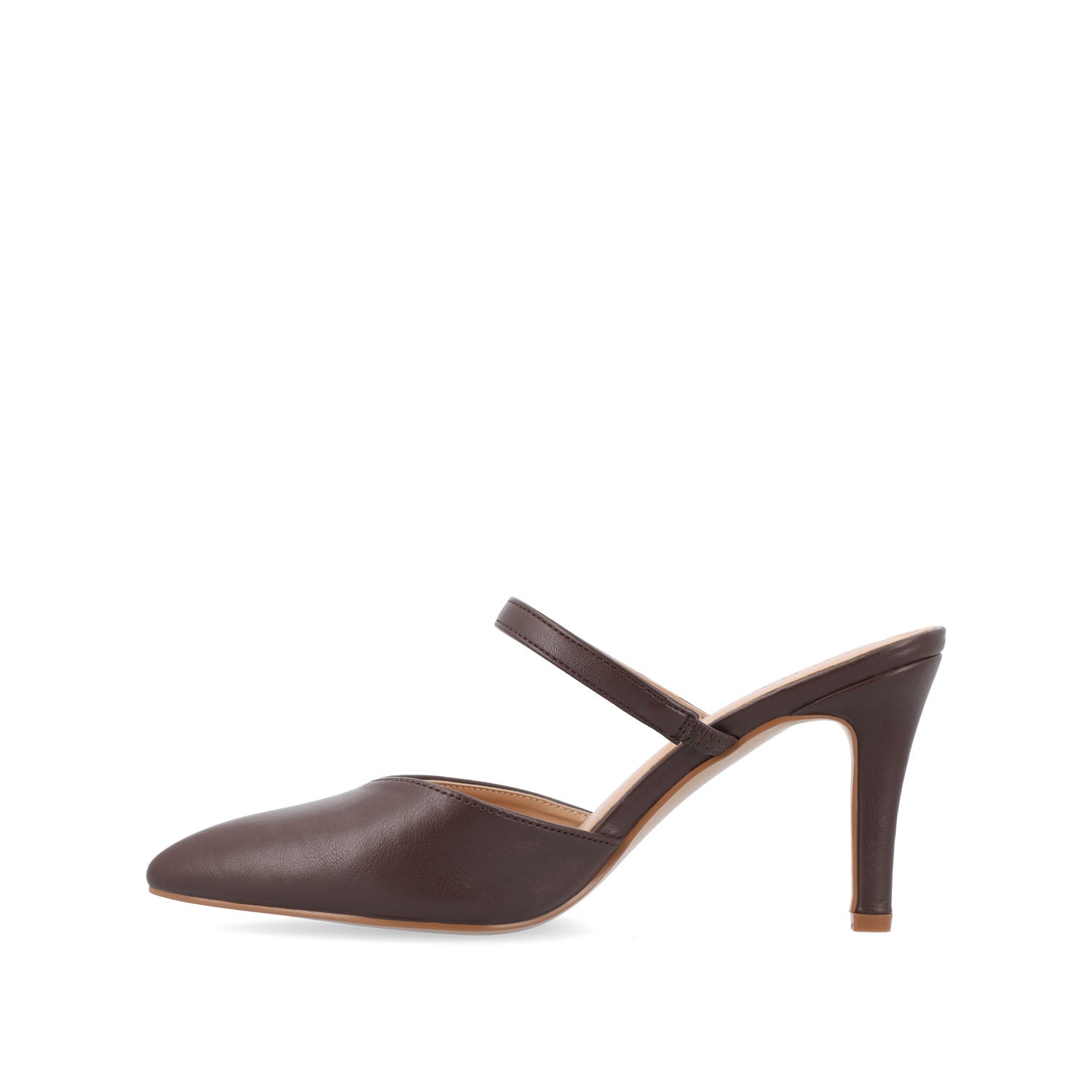YVON STILETTO PUMP HEELS IN COOL SHADES - Mahogany