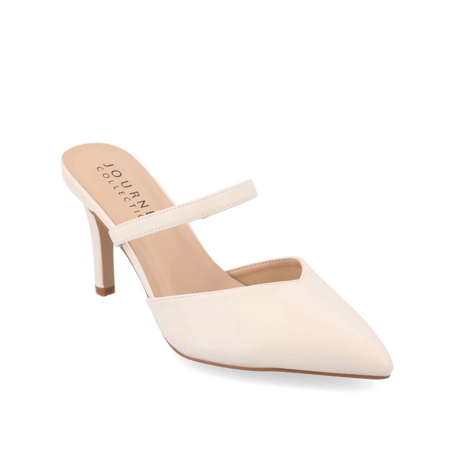YVON STILETTO PUMP HEELS IN COOL SHADES - Porcelain