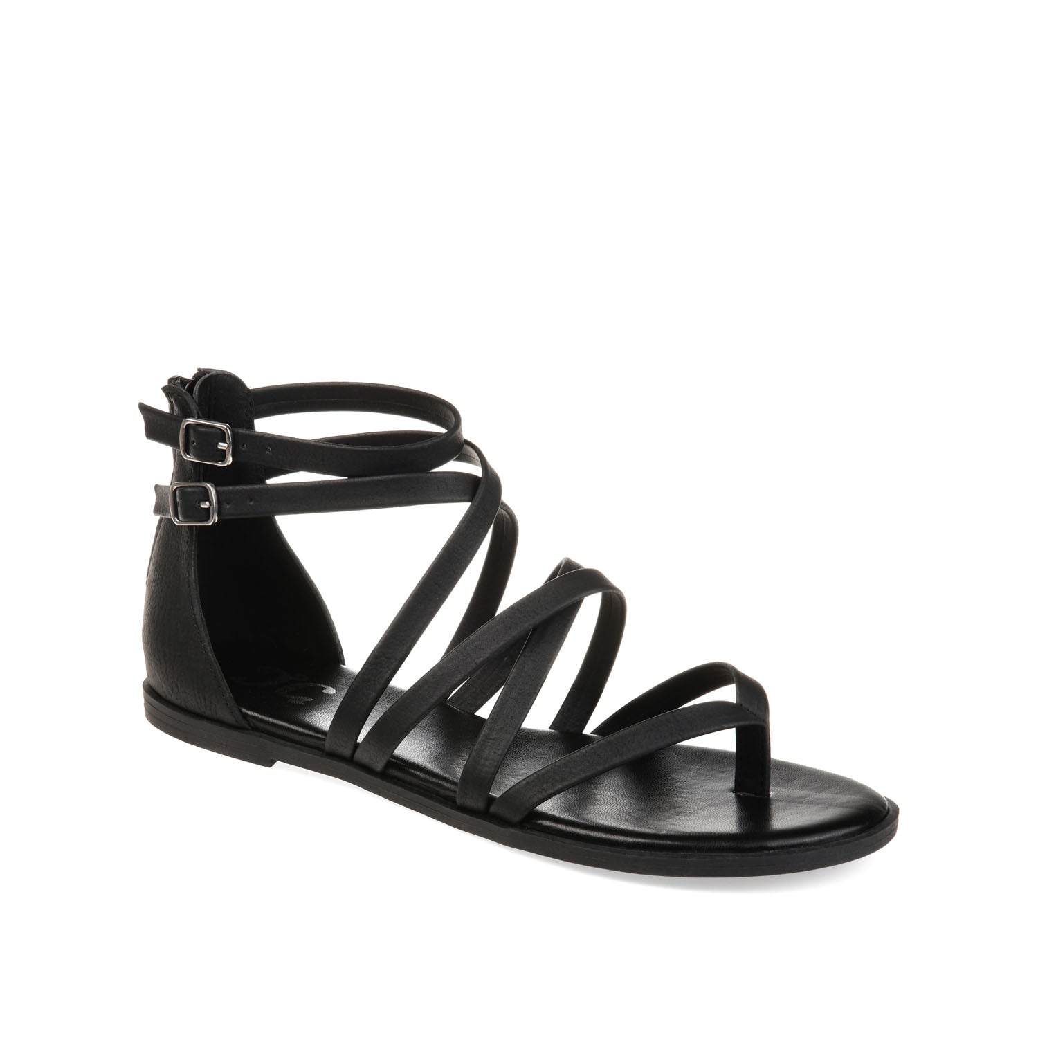 ZAILIE GLADIATOR SANDALS IN WIDE - Black