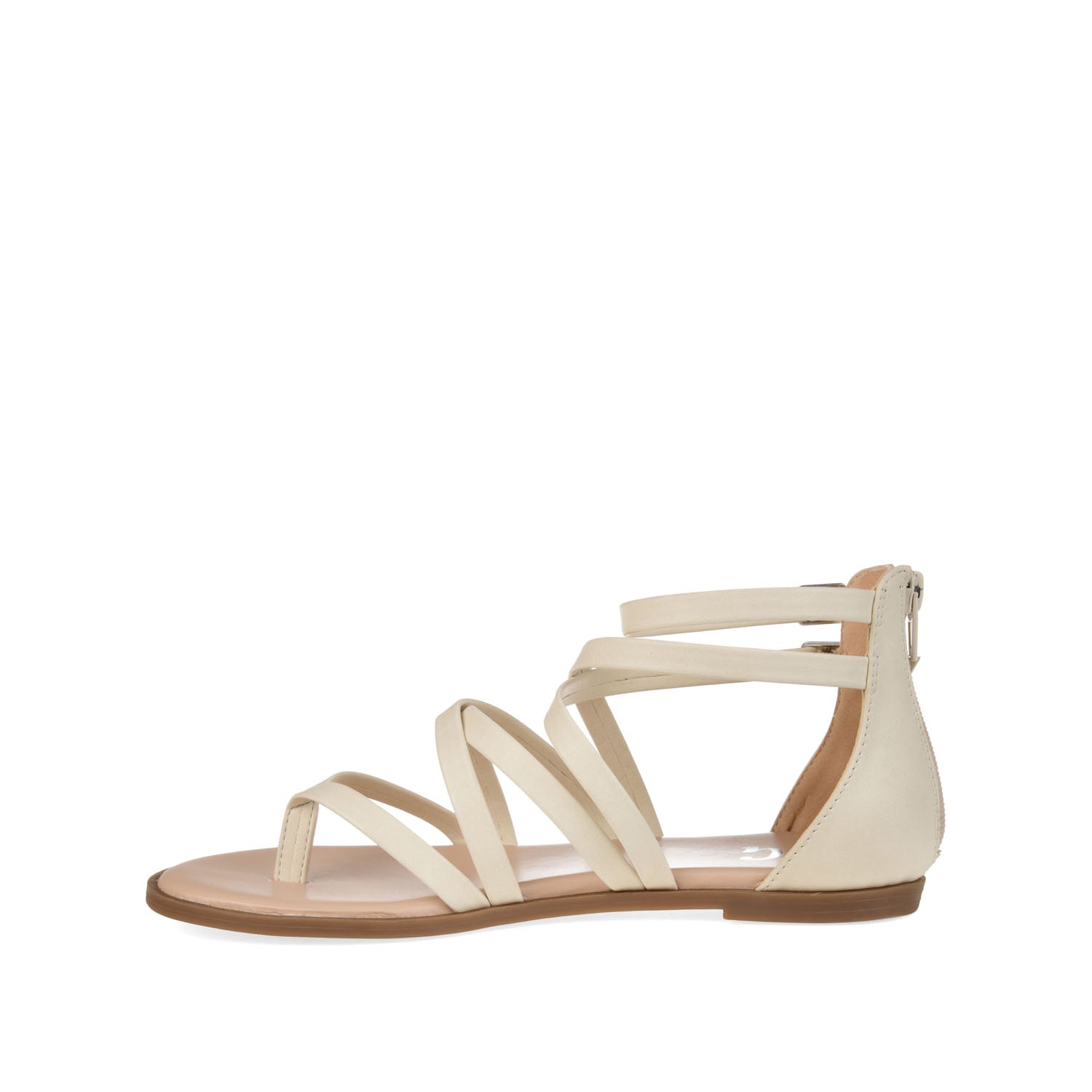 ZAILIE GLADIATOR SANDALS IN WIDE - Ivory