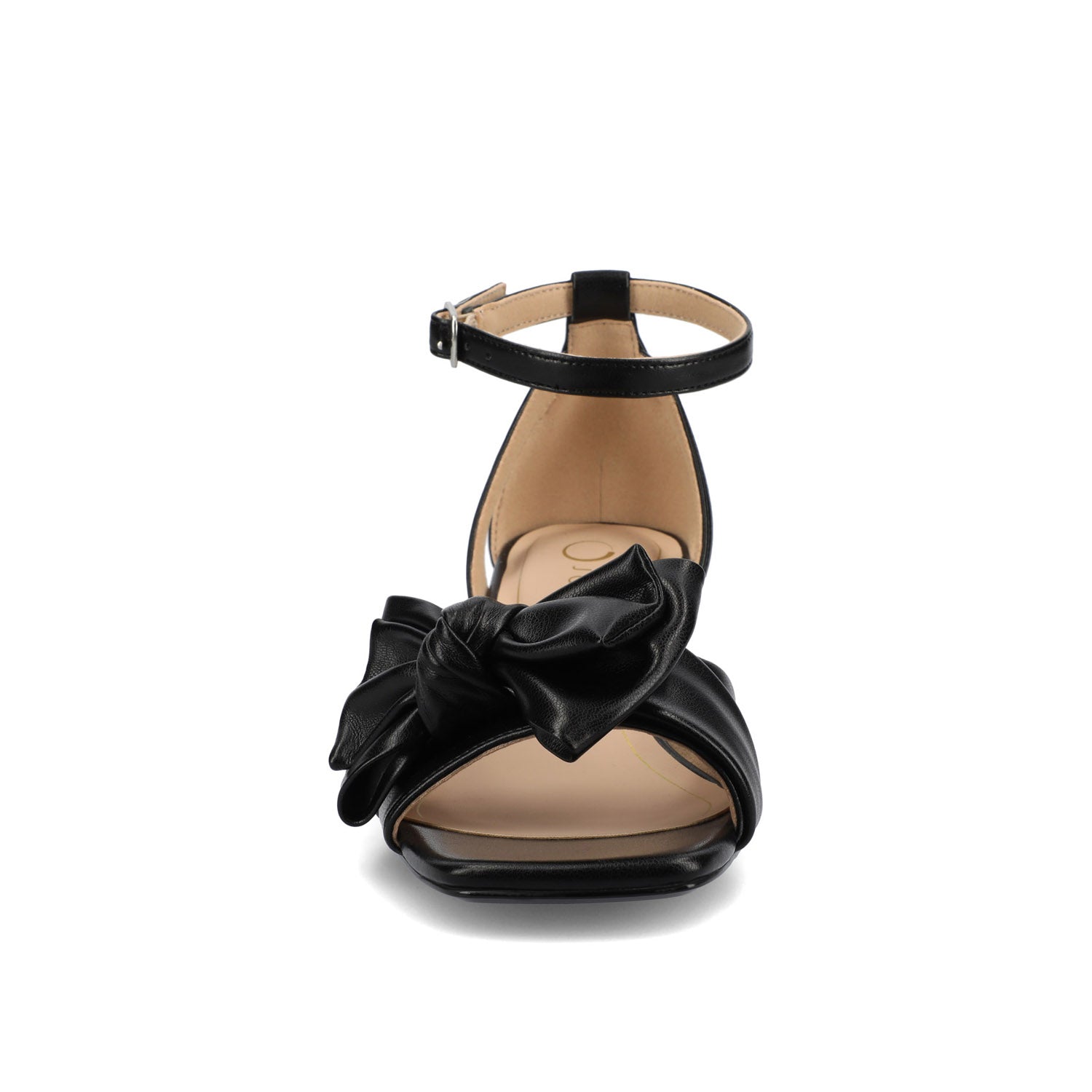 ZEVI STRAPPY BLOCK HEELS IN VEGAN LEATHER IN WIDE