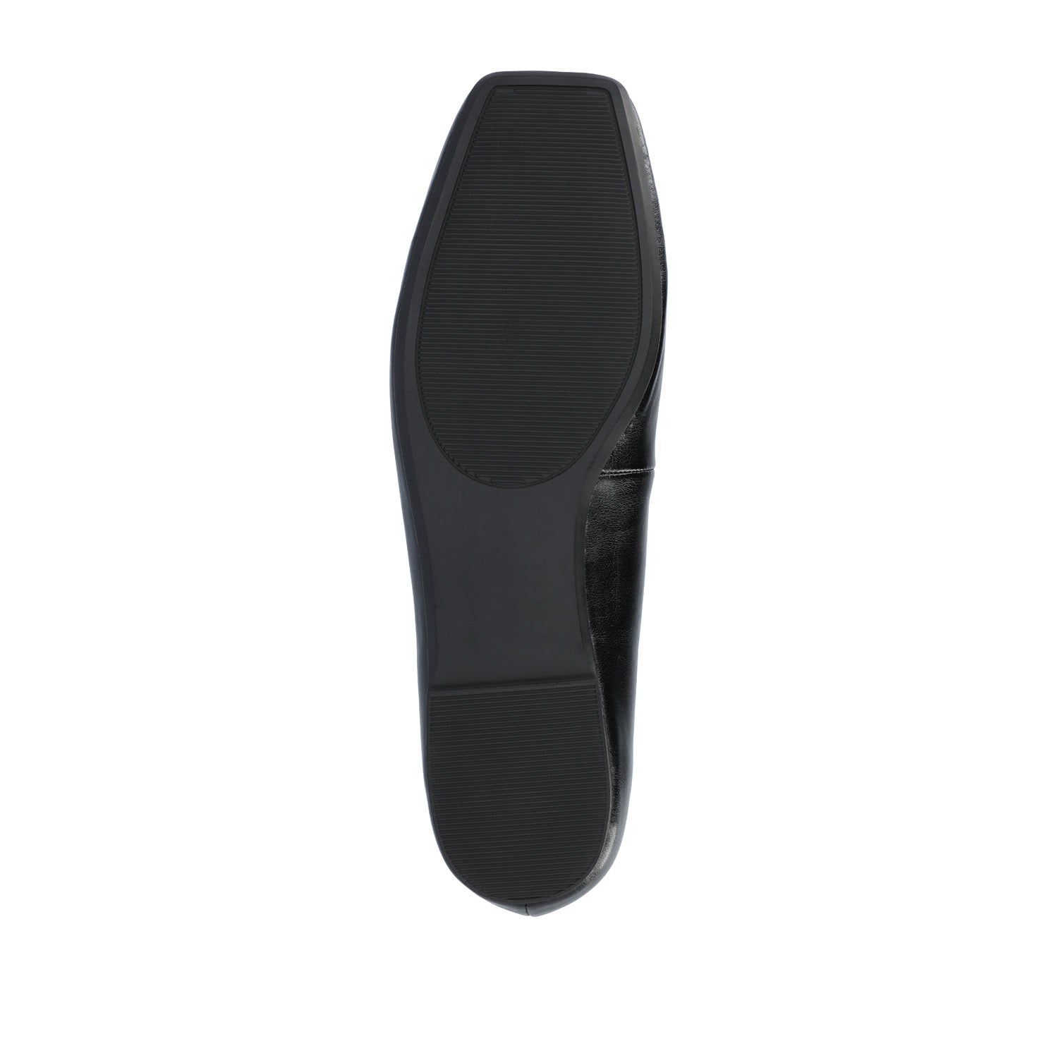 ZIMIA SQUARE TOE FLATS IN VEGAN LEATHER