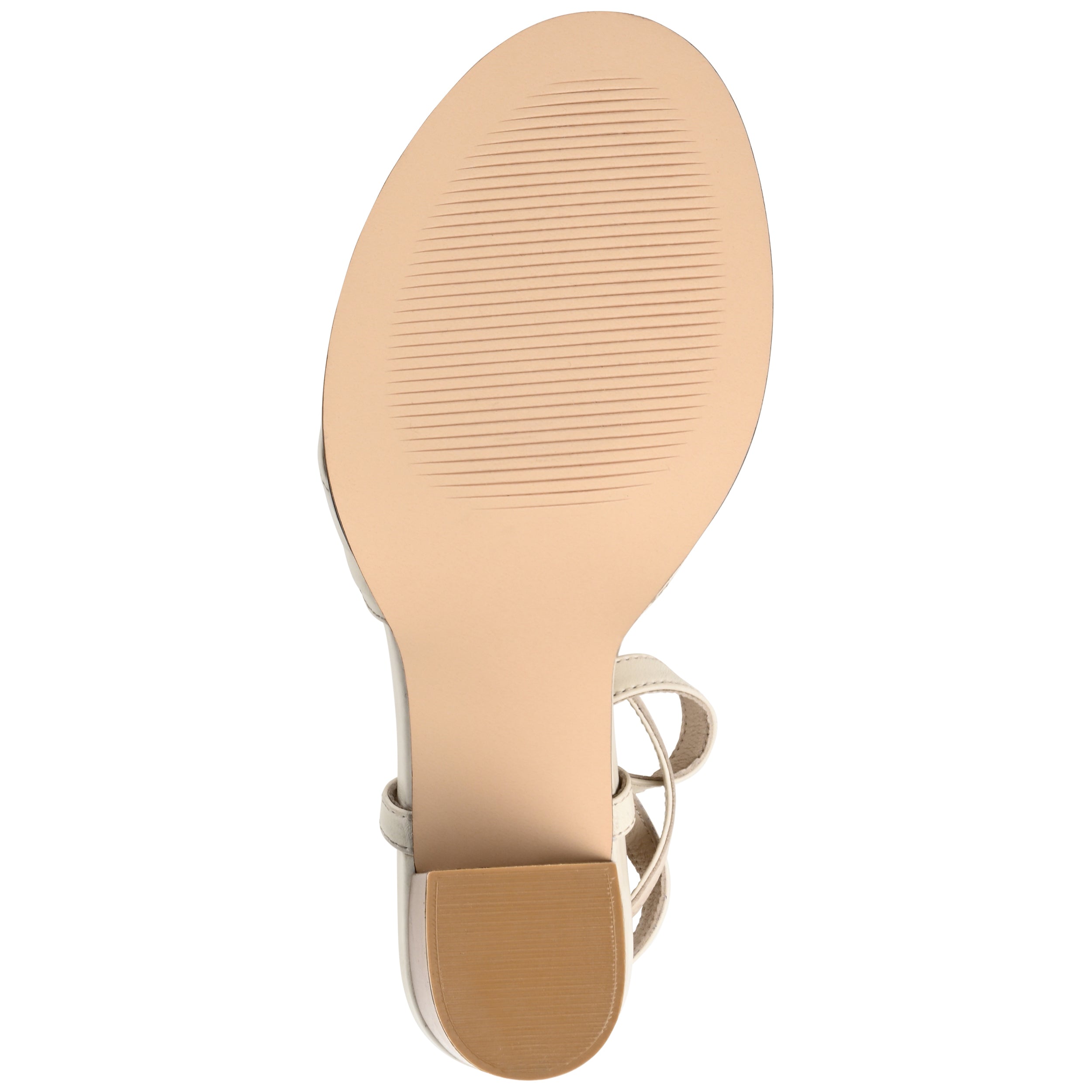 FREEDA STRAPPY HEELED SANDALS IN LEATHER - Off White