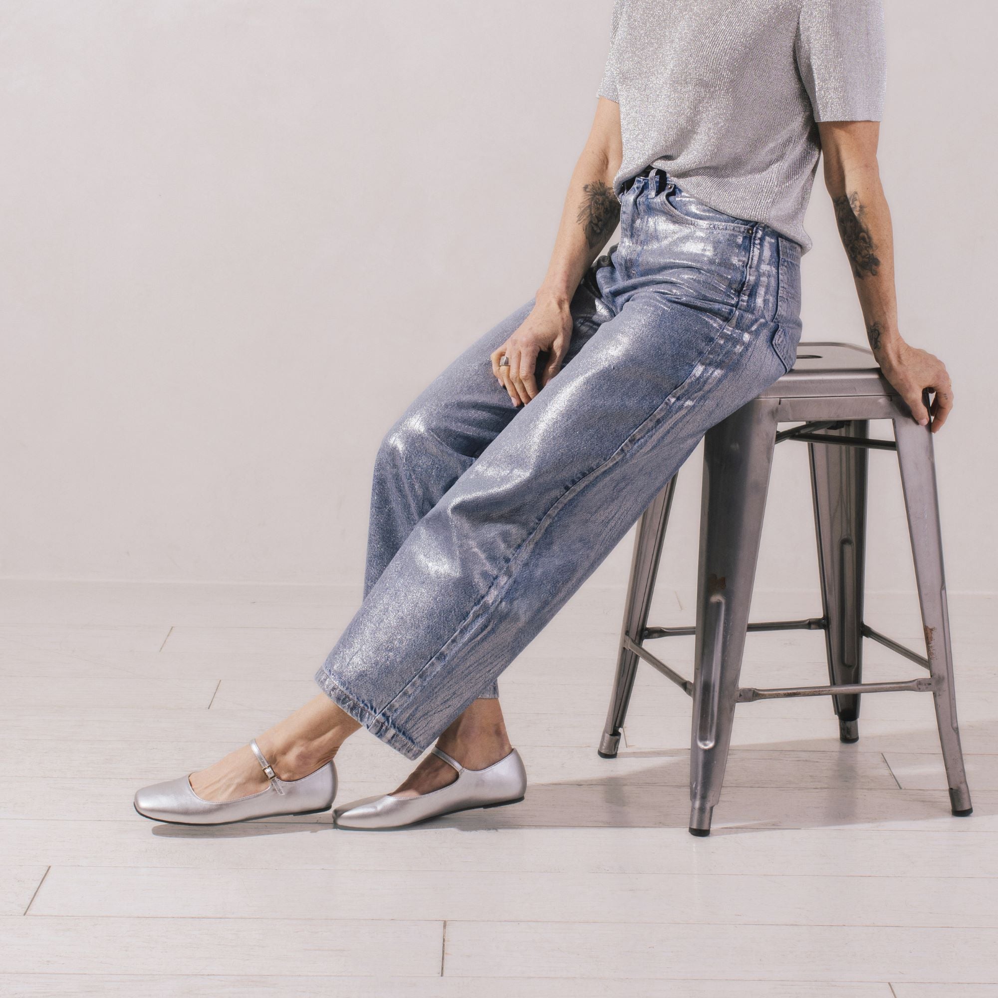 CARRIE BALLET FLATS IN PATENT WIDE