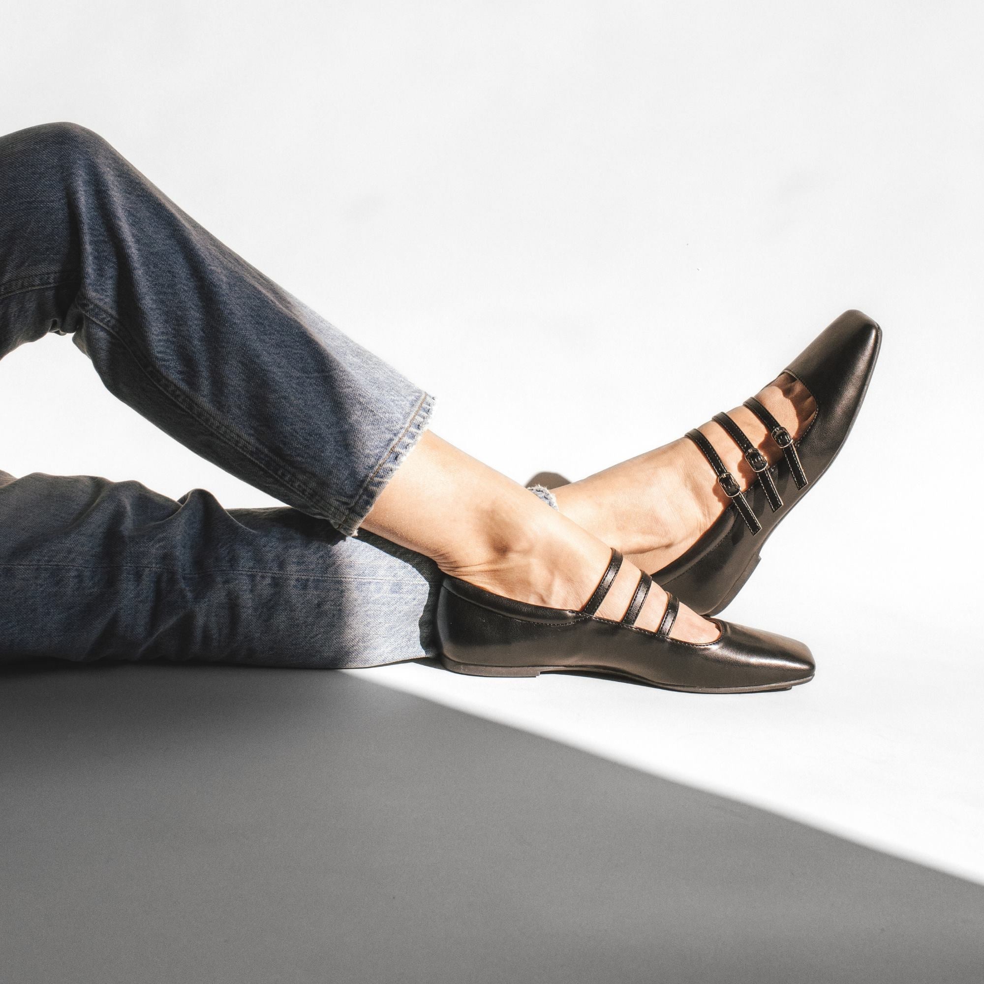 DARLIN BALLET FLATS IN STATEMENT - Black Patent