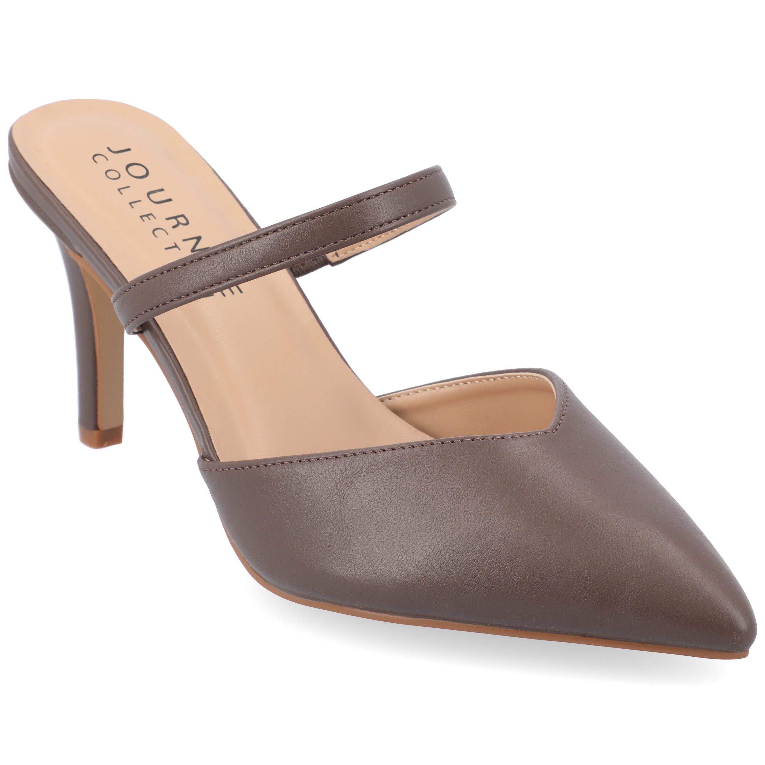 YVON WARM SHADE STILETTO PUMP HEELS IN WIDE