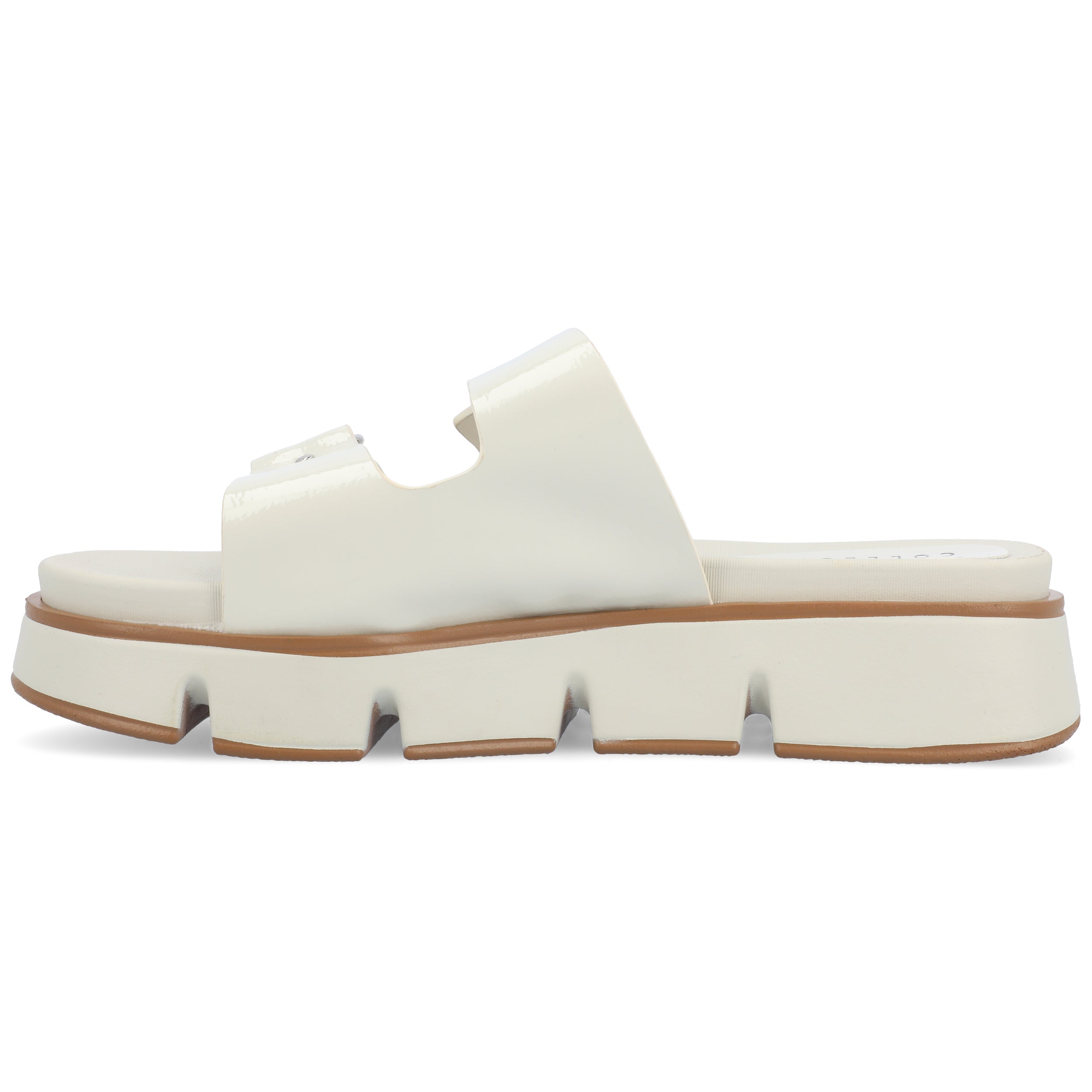 KANDRI SLIP-ON SANDALS - Ivory