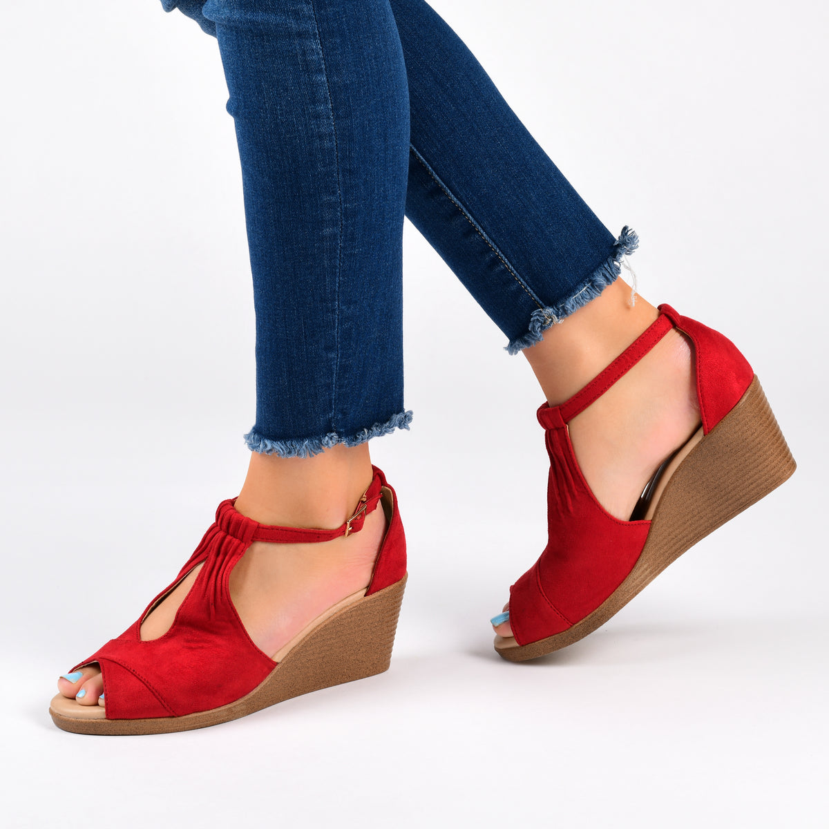 Kedzie Sandal | Women's Wedged Heels | Journee Collection