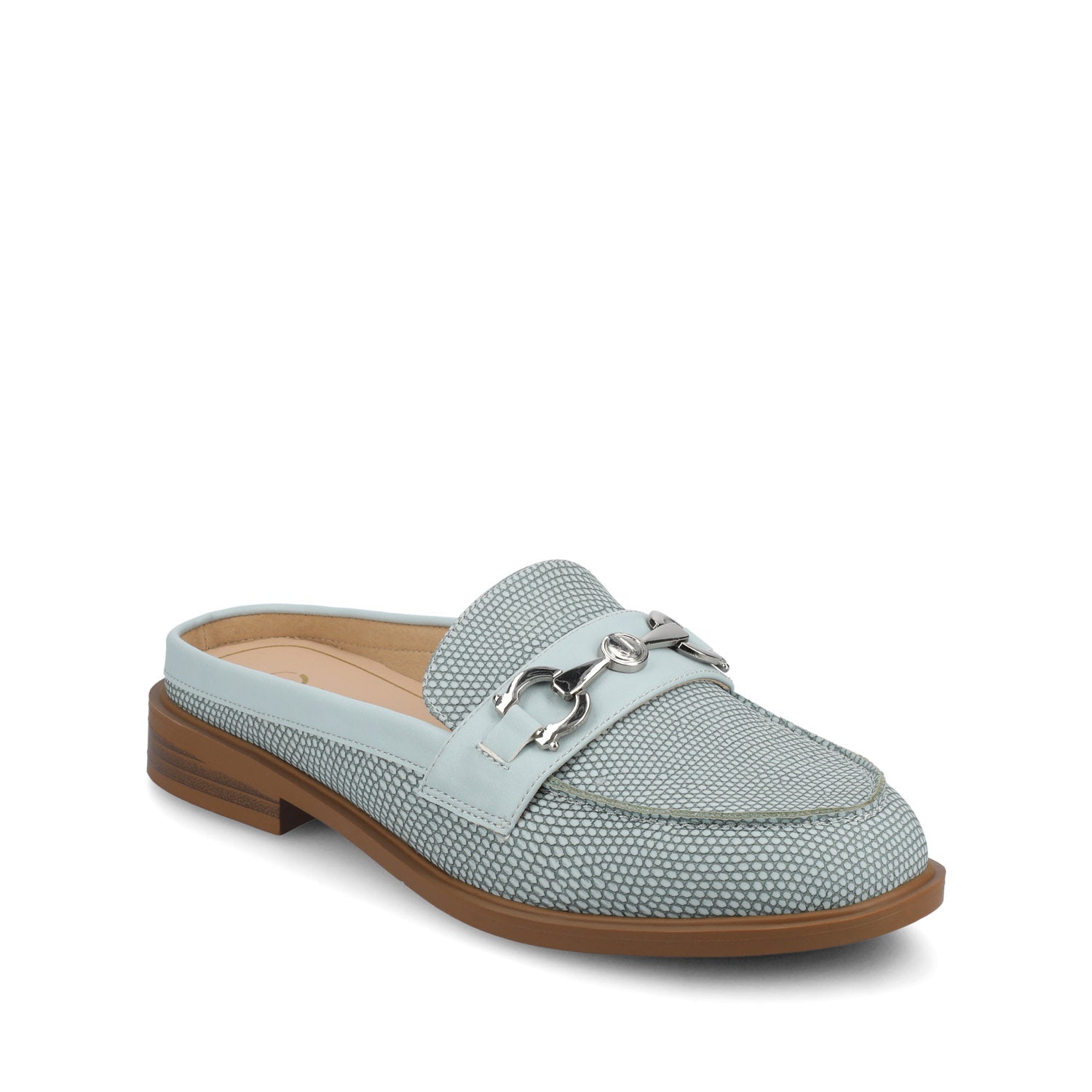 CLAUDIYA OXFORD LOAFER FLAT IN FAUX SUEDE - Taupe Suede