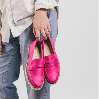 KENLY STATEMENT LOAFER FLATS IN FAUX LEATHER