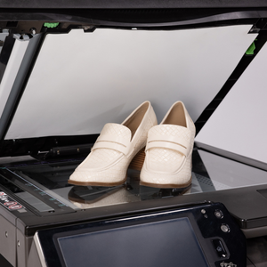 MALLEAH BLOCK HEEL LOAFERS - Bone Woven