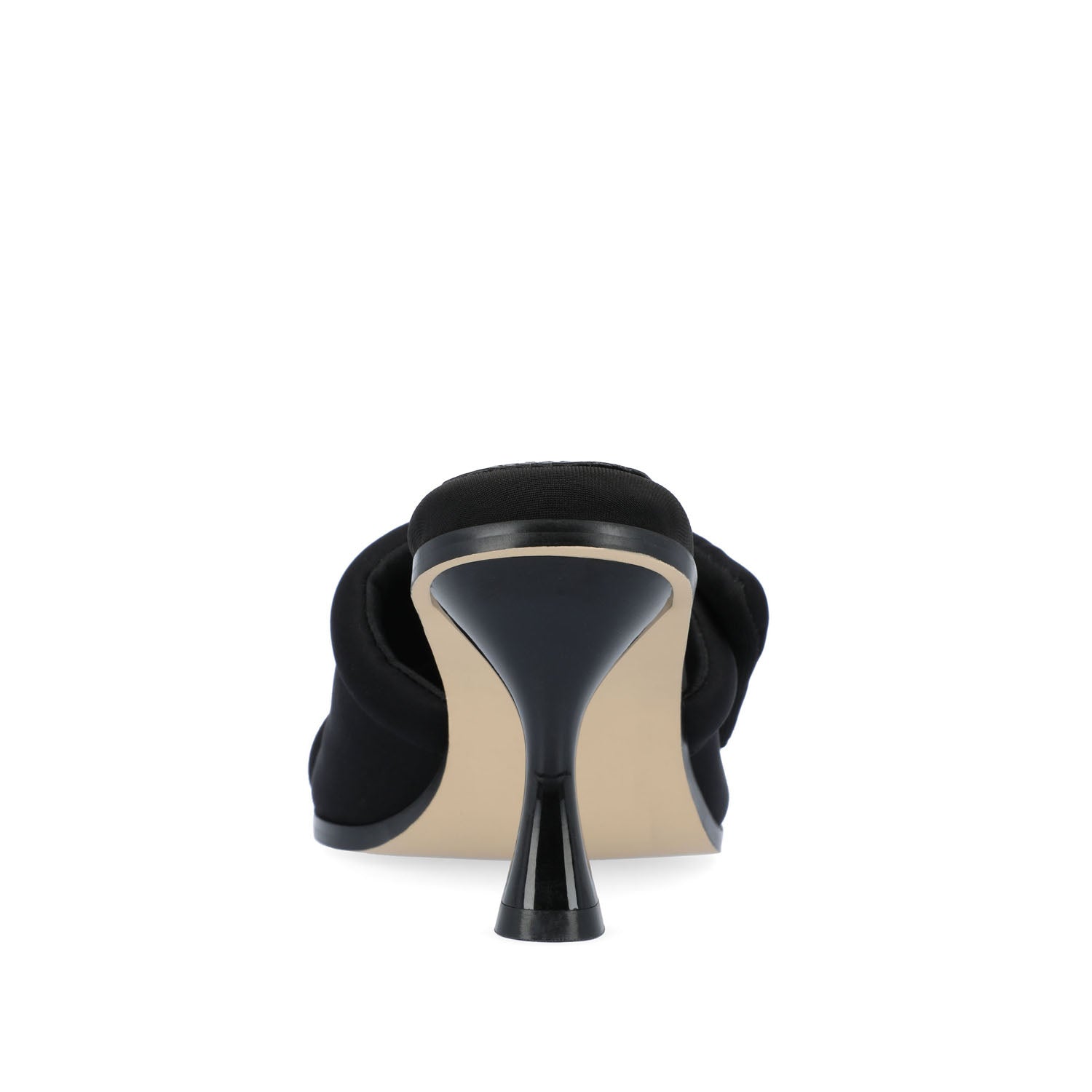 ADDRIEL MULE HEELS IN VEGAN LEATHER - Black