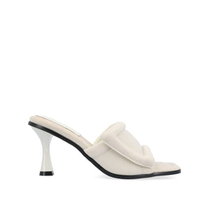 ADDRIEL MULE HEELS IN VEGAN LEATHER - Bone