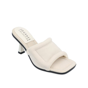 ADDRIEL MULE HEELS IN VEGAN LEATHER - Bone