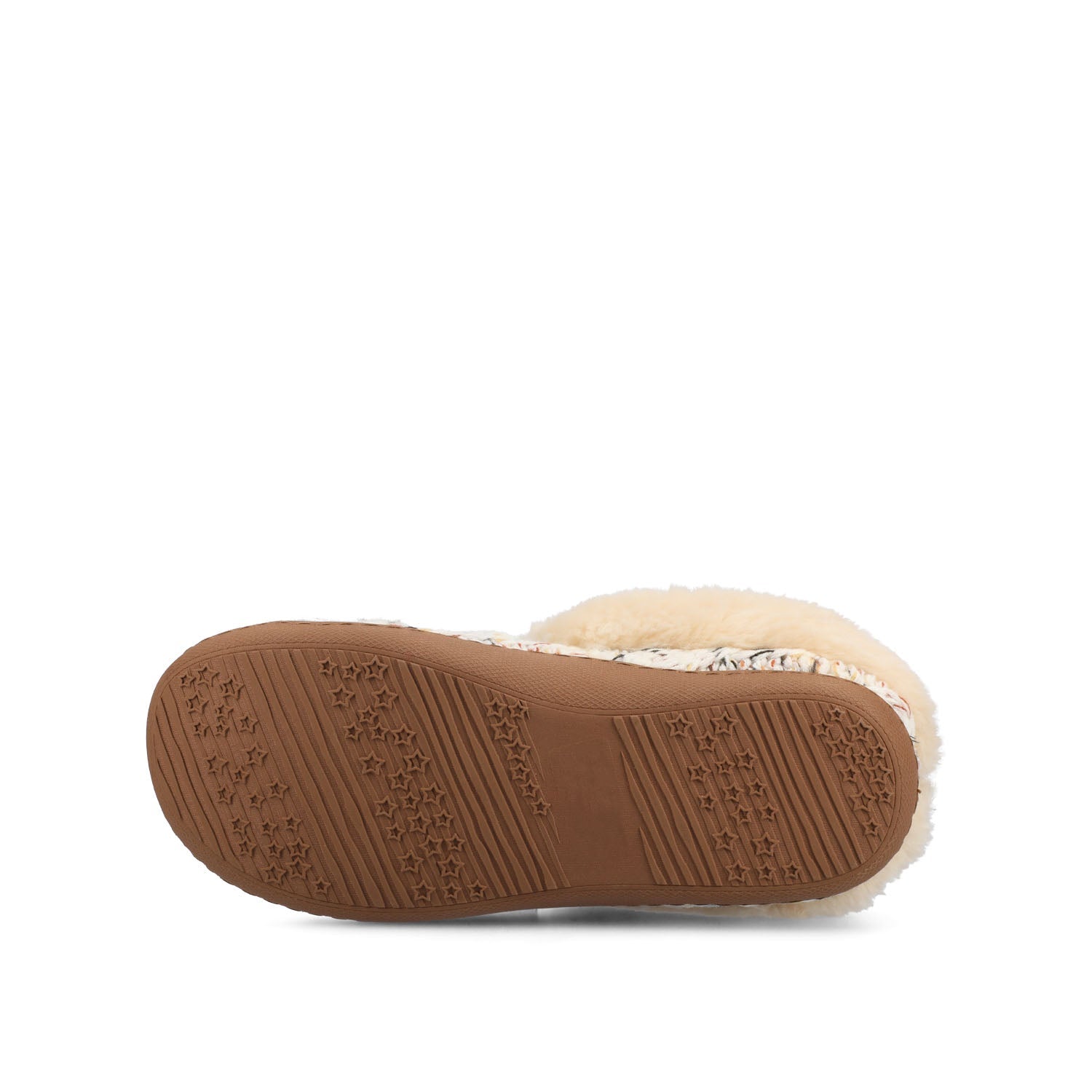 ADIAH SLIPPERS IN SWEATER CABLE KNIT - Beige Knit