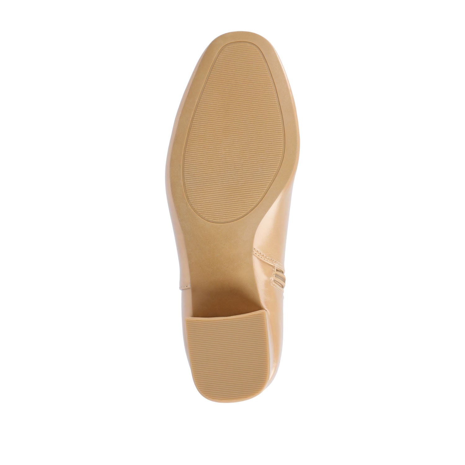 ADRIA SQUARE-TOE BOOTIES IN VEGAN LEATHER - Tan