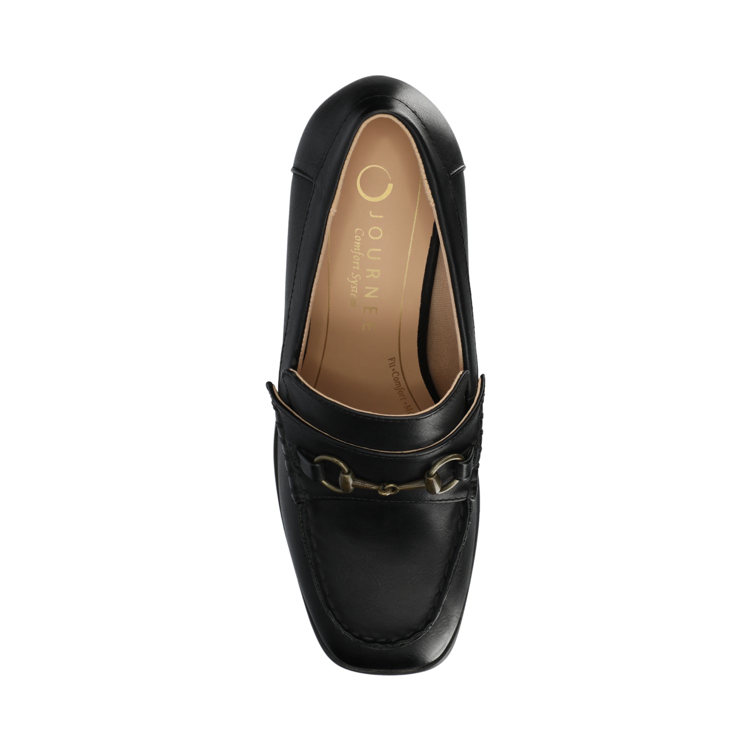 AISHA MOC TOE PUMPS - Black