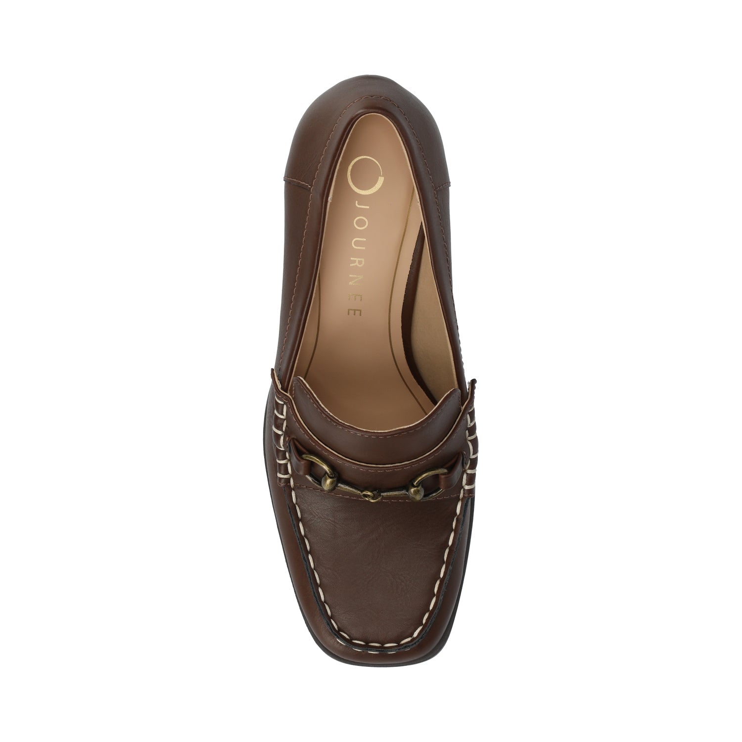 AISHA MOC TOE PUMPS - Chocolate