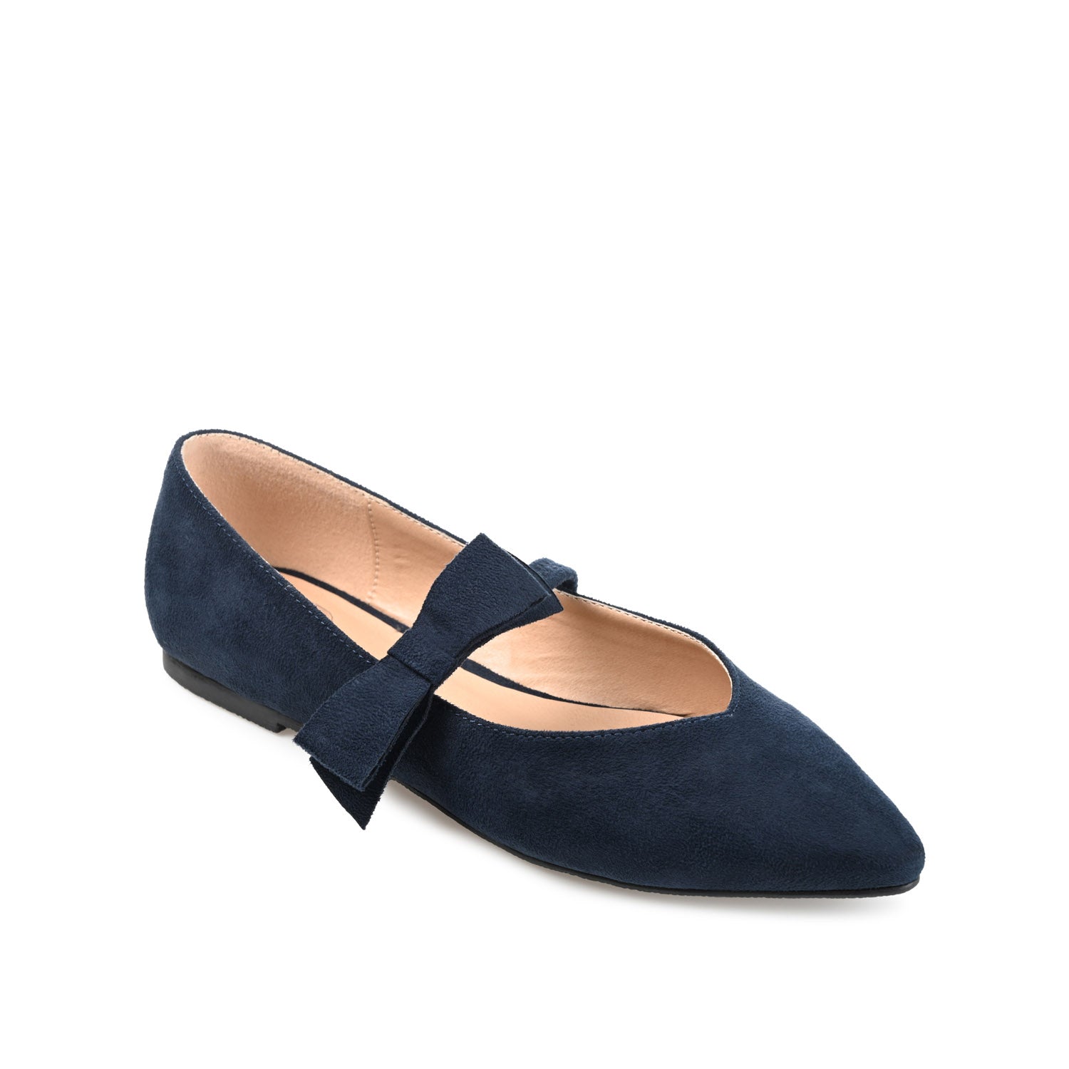 AIZLYNN MARY JANE FLATS IN WIDE - Navy Nubuck
