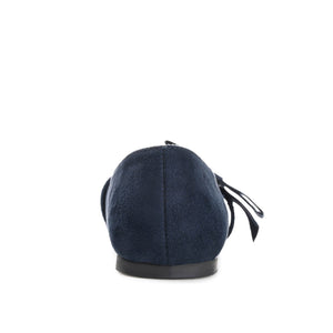 AIZLYNN MARY JANE FLATS IN FAUX SUEDE - Navy Nubuck