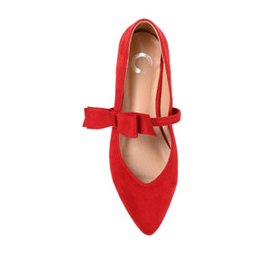 AIZLYNN MARY JANE FLATS IN WIDE - Red