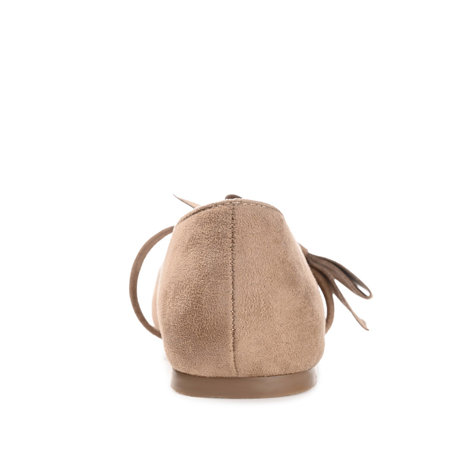 AIZLYNN MARY JANE FLATS IN FAUX SUEDE - Taupe