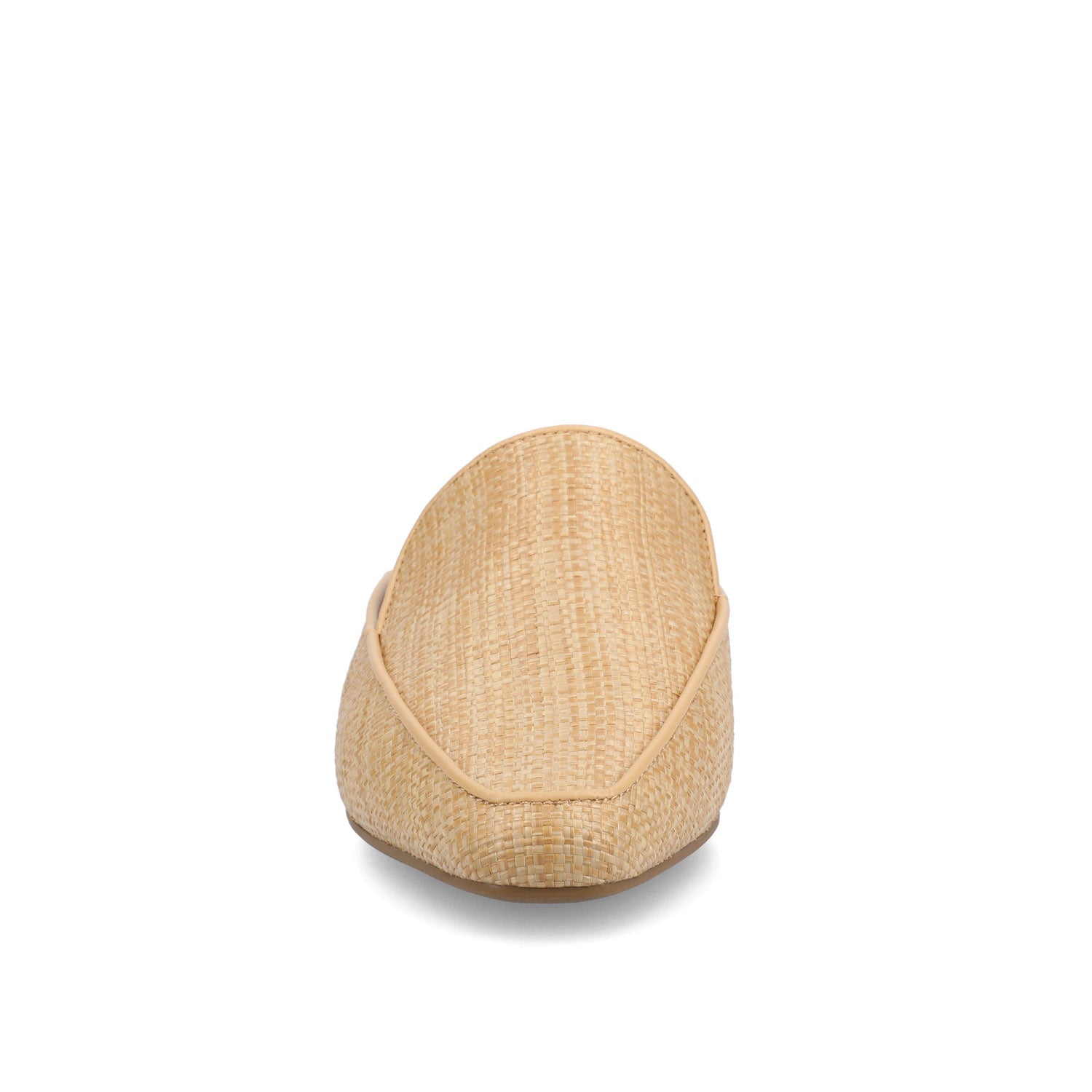 AKZA MULED LOAFER FLATS - Beige Weave