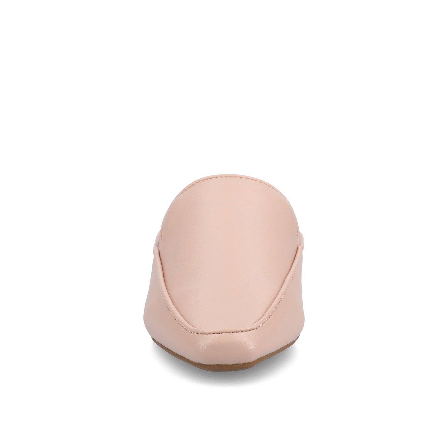 AKZA MULED LOAFER FLATS - Blush PU