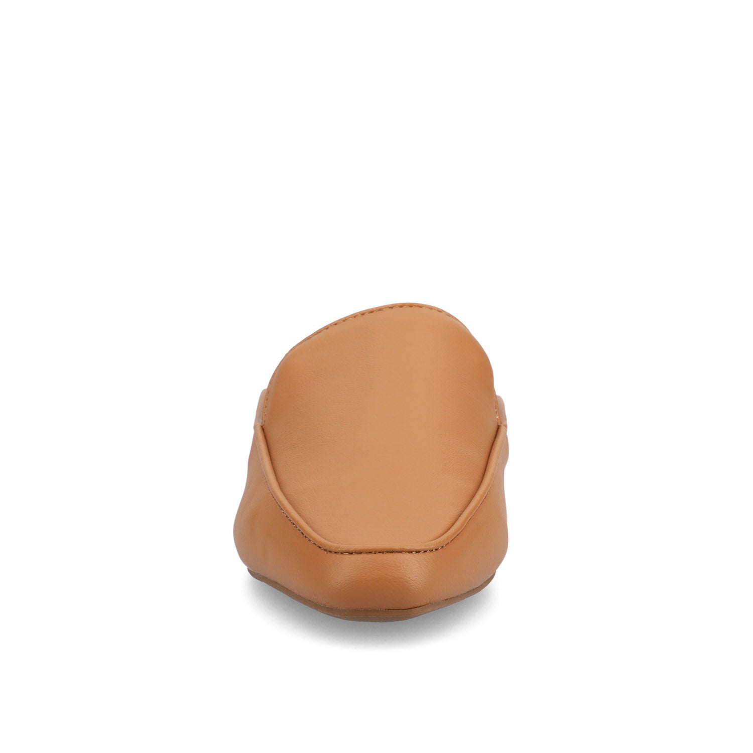 AKZA MULED LOAFER FLATS - Cognac PU