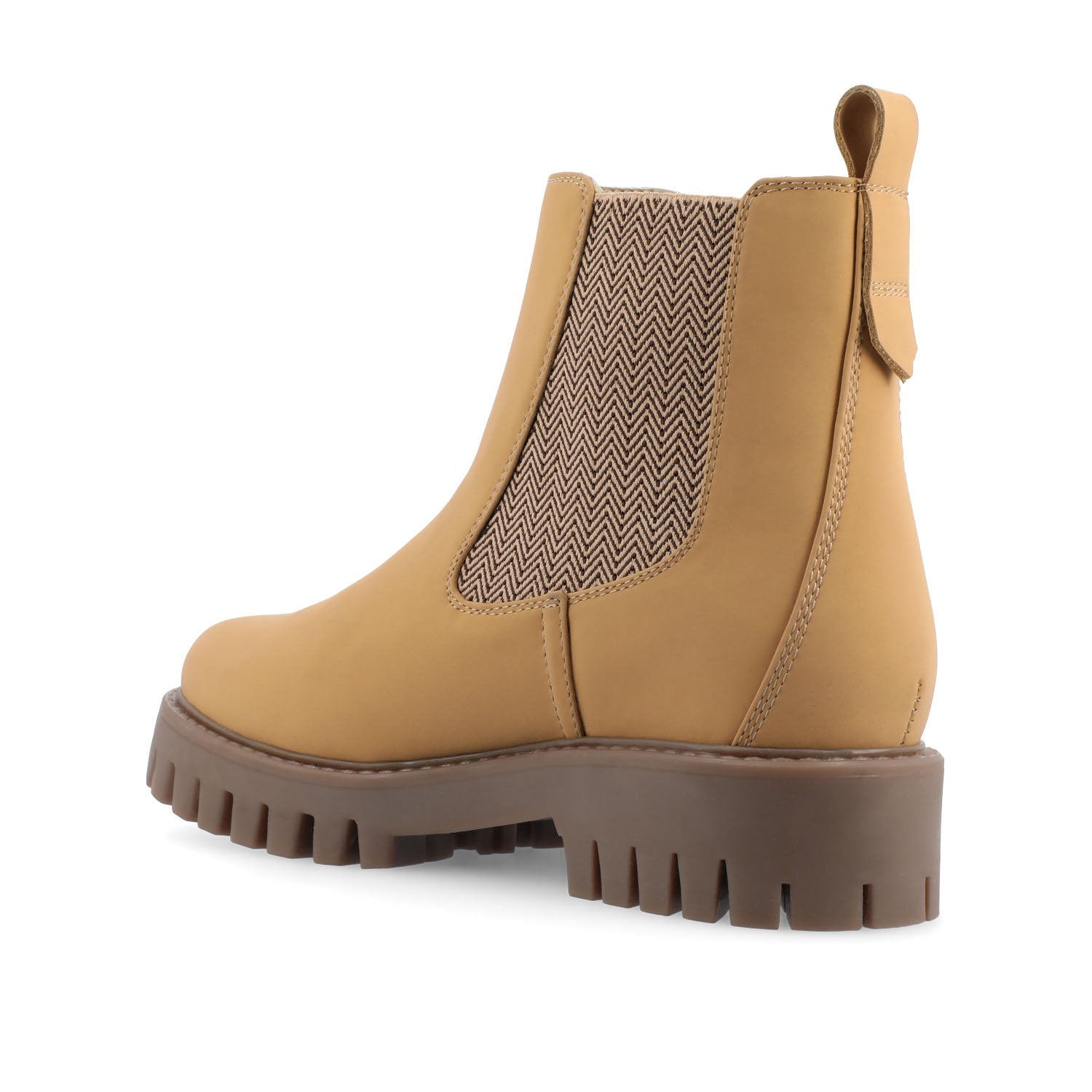 ALARA CHELSEA BOOTIES IN VEGAN LEATHER - Natural PU