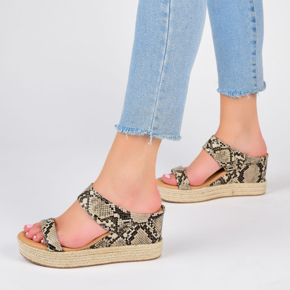 ALISSA WEDGE HEELED SANDALS