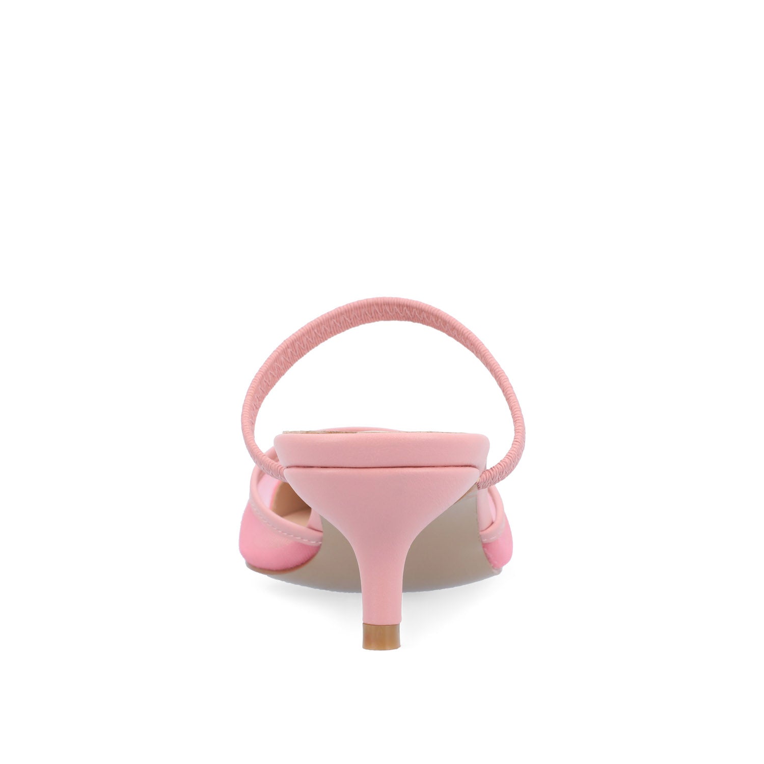 ALLANA POINTED TOE KITTEN HEELS IN MESH - Pink Mesh