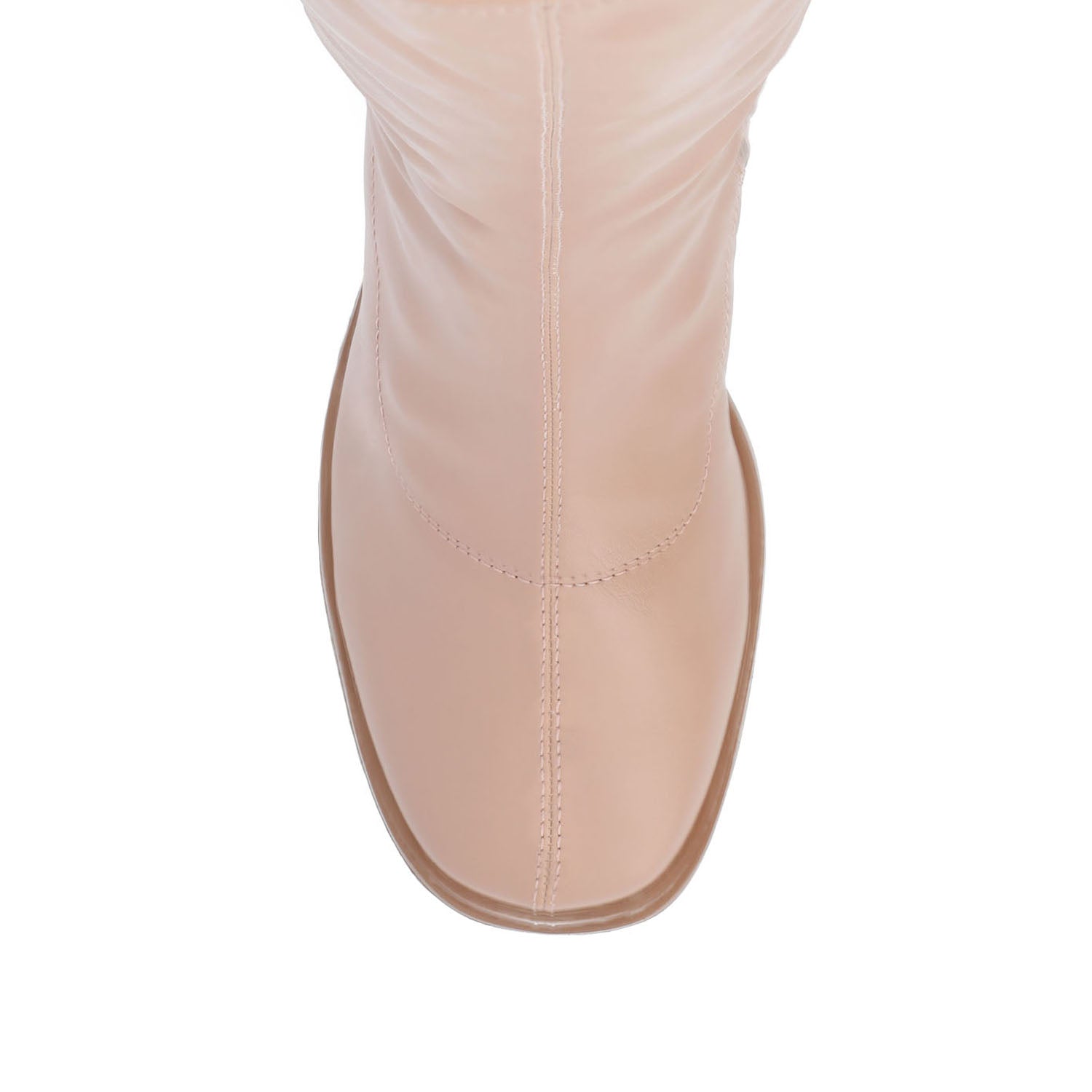 ALONDRA KNEE HIGH BOOTS IN FAUX LEATHER