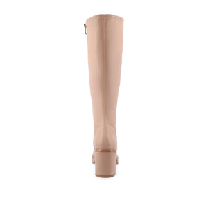 ALONDRA KNEE HIGH BOOTS IN WIDE CALF - Mauve
